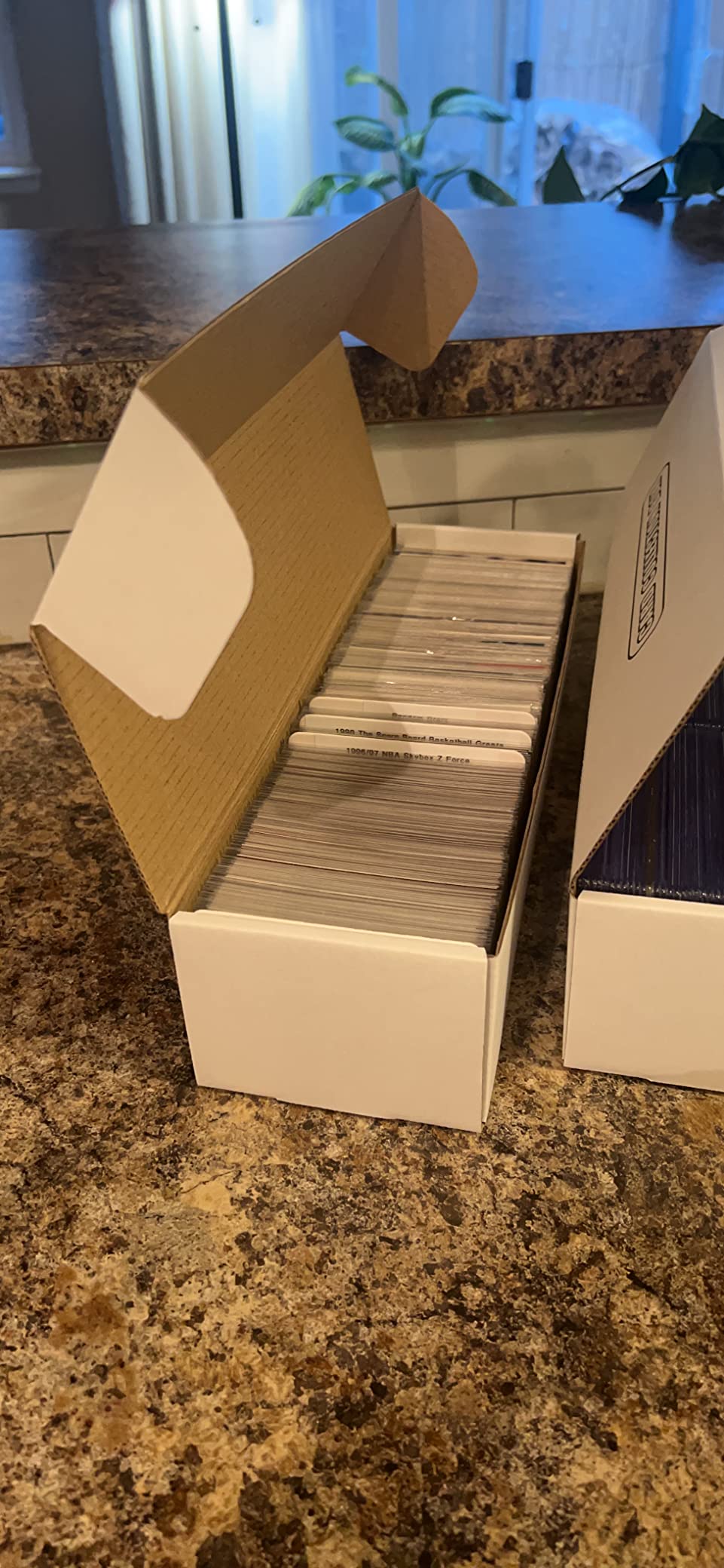 Fageverld Trading Card Storage Box, Mtg Storage Box with Dividers, Cardboard Collector Box for TCG, Baseball Sports Cards, 6 Count customer photo 1