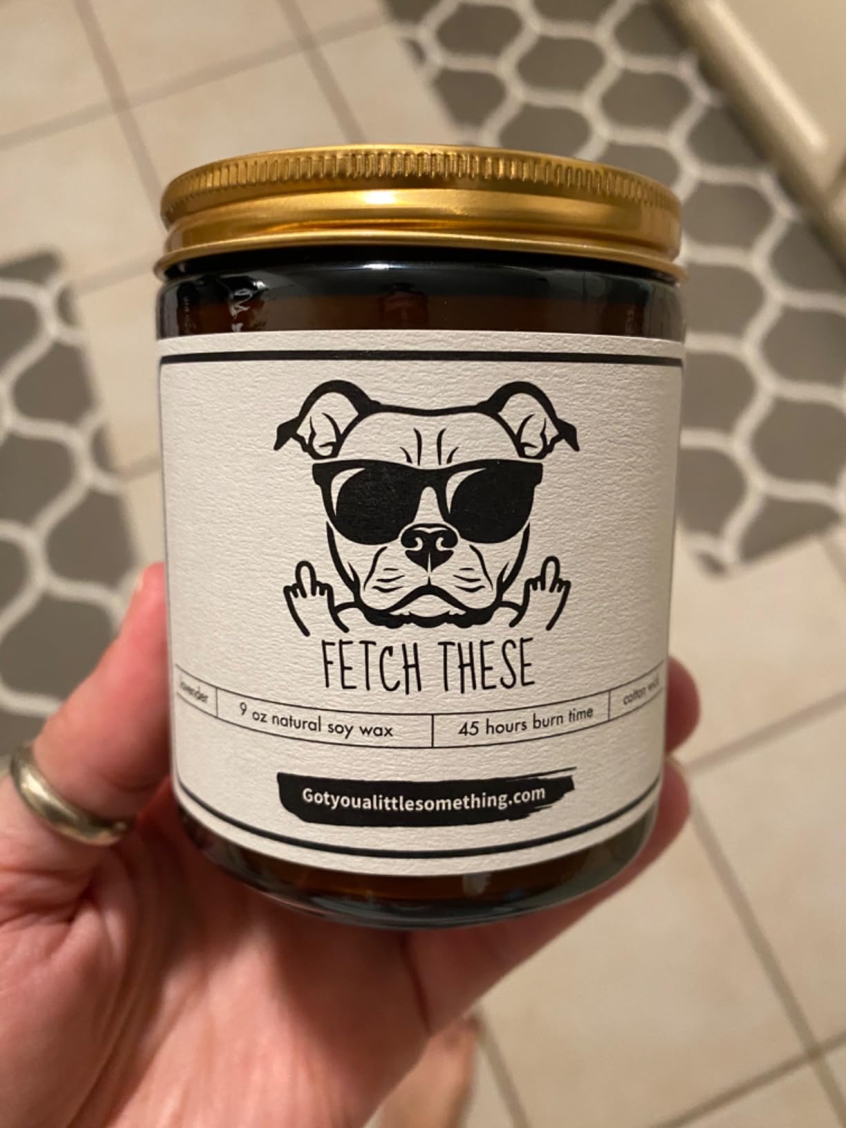 Best Dog Mom Scented Candle | Lavender Vanilla, 100% Soy Wax, Long Burn Time | Dog Mom Gifts for Women, New Puppy Funny Present Idea for Pet Lover, Fur Mama Birthday Gift for Friends, Coworkers customer photo 2