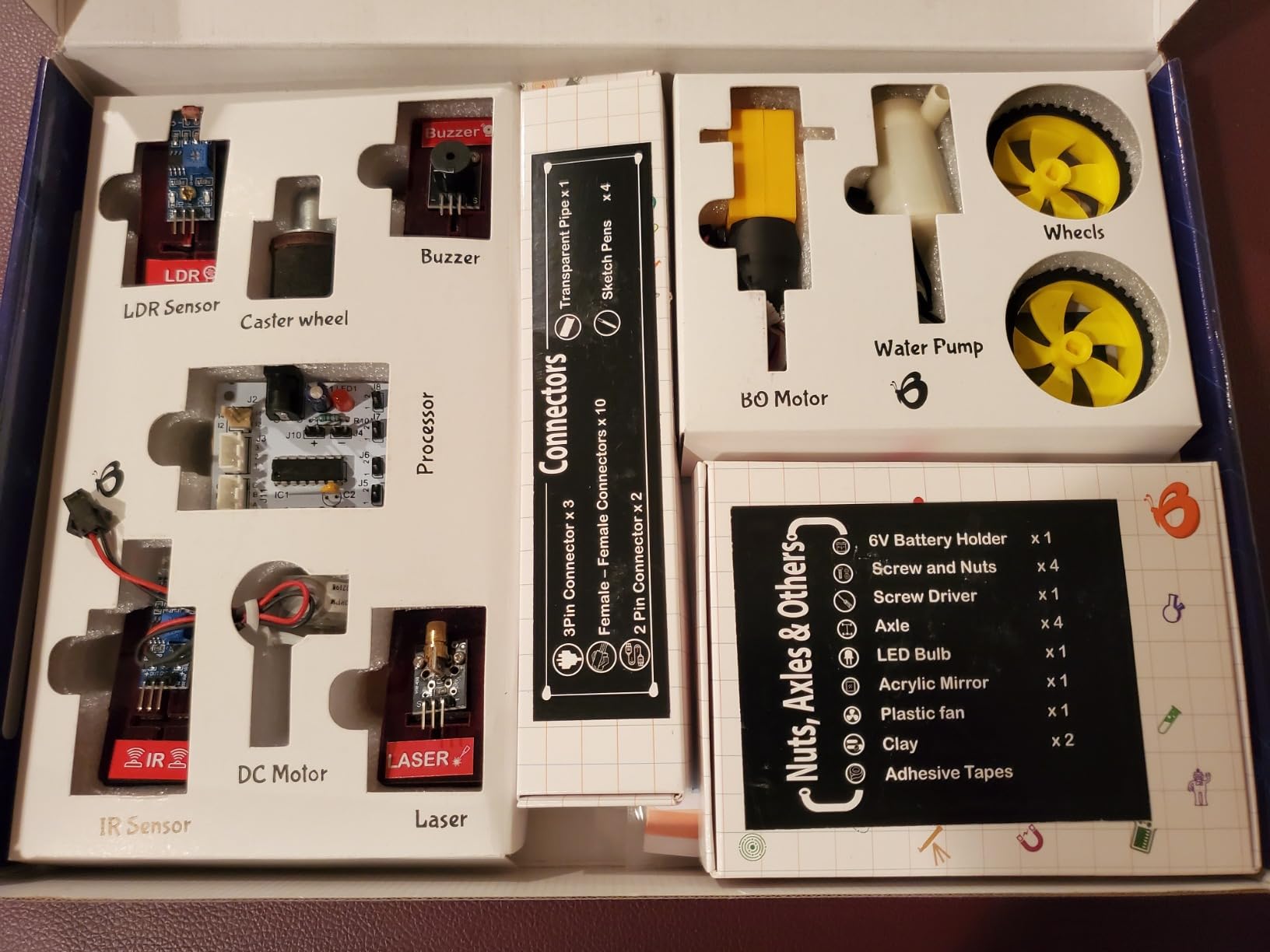 Butterfly EduFields 10in1 STEM Electronics Robotics Kit for Kids Ages 8-12 customer photo 1