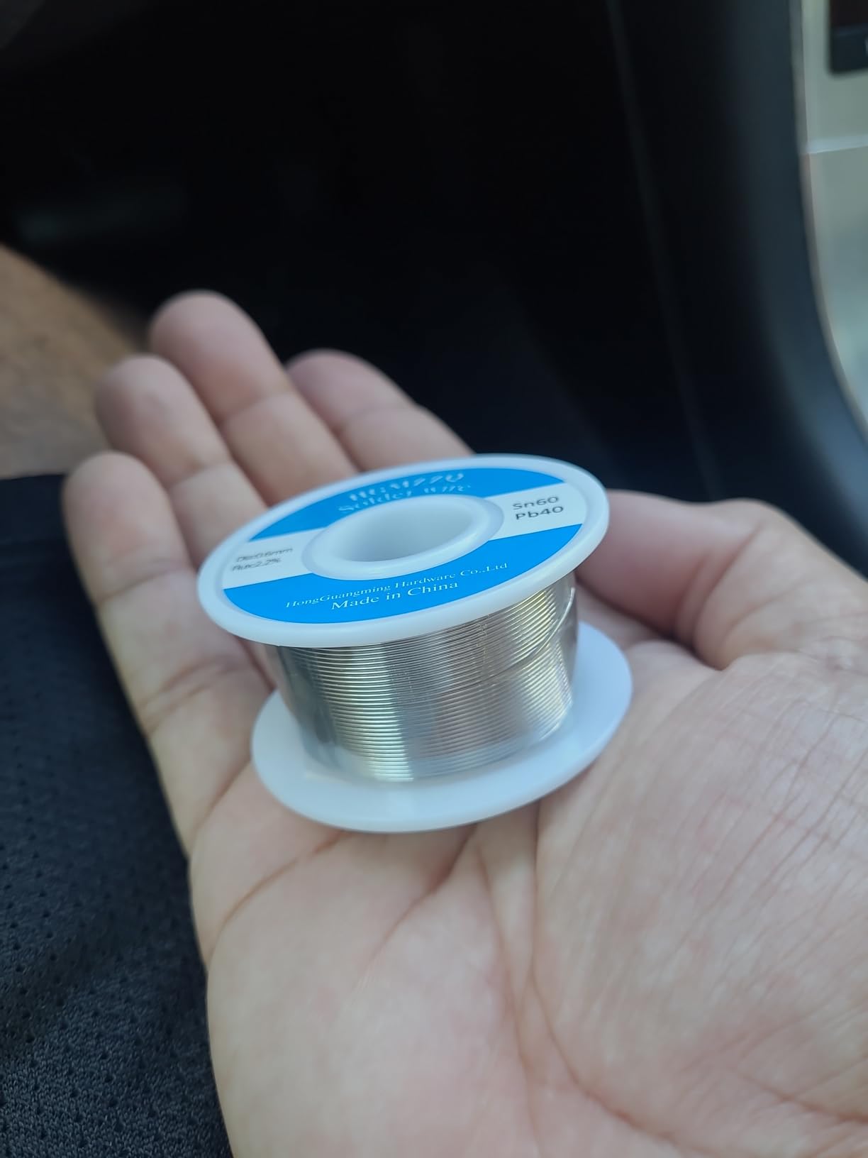 60/40 Tin Lead Solder Wire with Rosin core for Electrical Soldering 0.031 inch(0.8mm-50g) customer photo 2