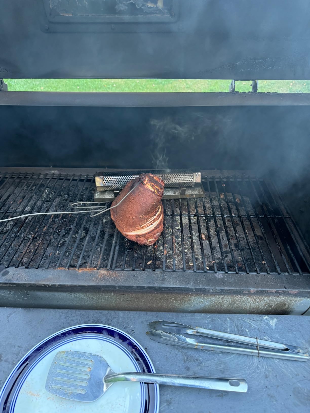 12'' Pellet Smoker Tube With a Stainless Steel Tray and Tube Cover customer photo 2