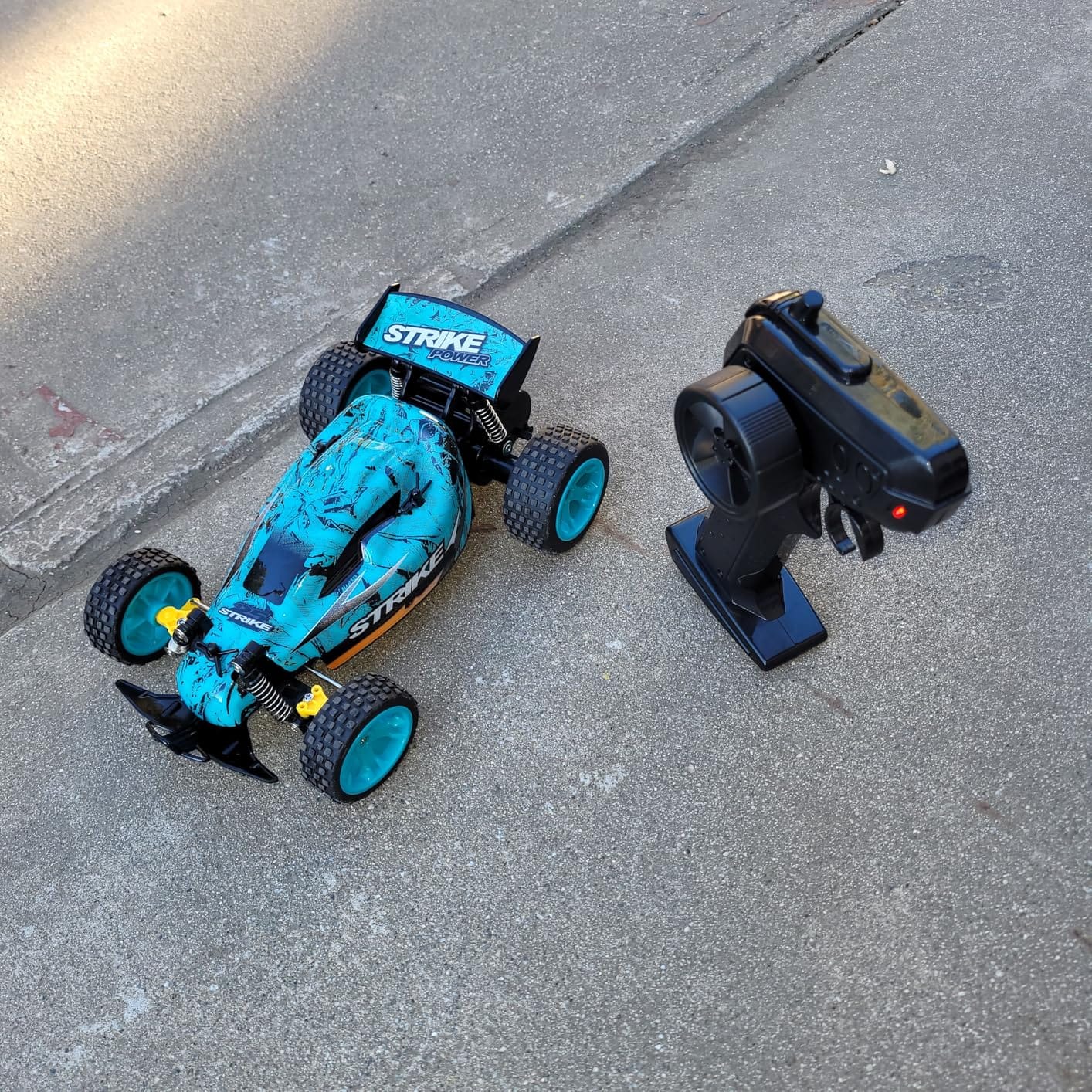 Tecnock RC Cars for Kids, 1:18 Scale 2WD RC Car with LED Lights, 2.4GHz Remote Control Car with USB-C Easy Charging & 50 Mins Playtime, Toys Gifts for Boys & Girls Ages 8-12 customer photo 2