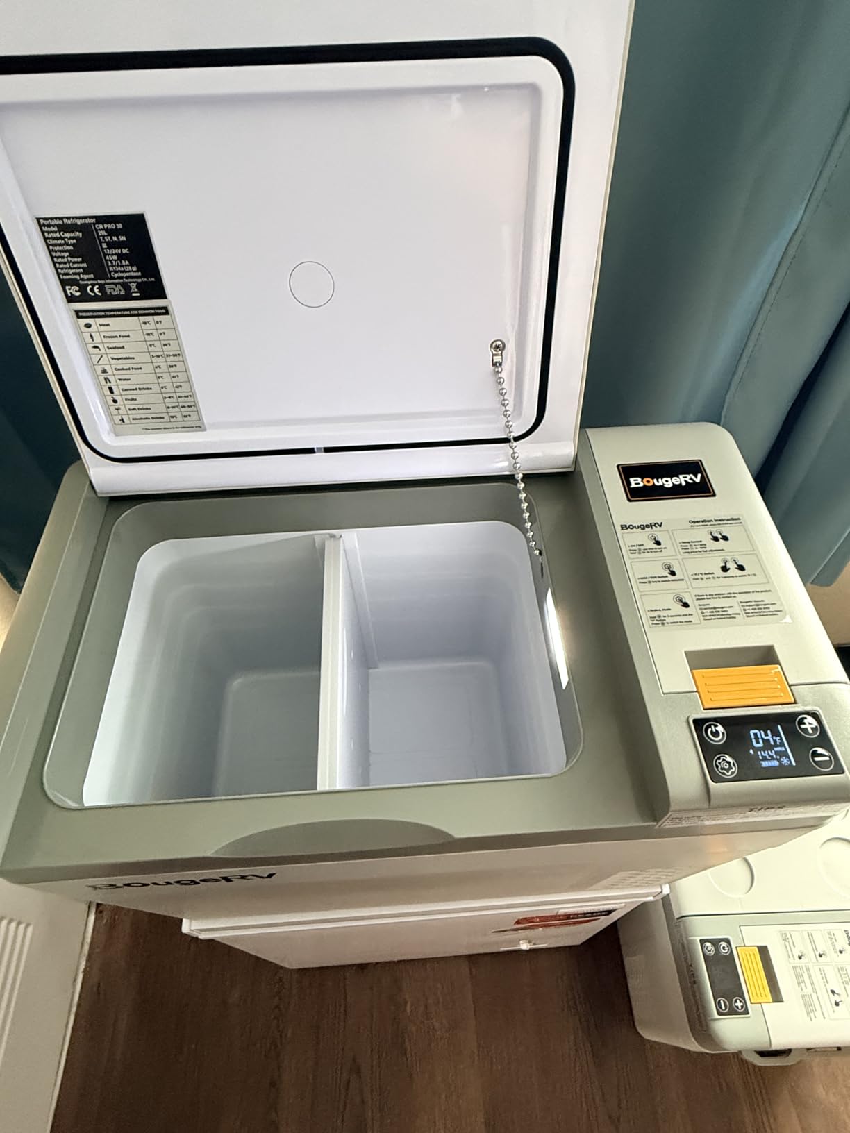BougeRV 12V Refrigerator CRPRO 30QT, -8°F~50°F, Portable 12V Fridge, Black customer photo 1
