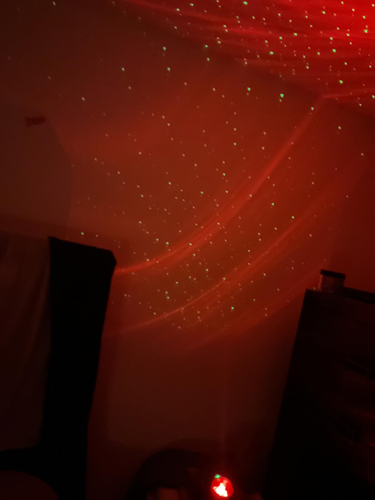 ENOKIK Galaxy Projector, Star Aurora Night Light Bluetooth Speaker, Black customer photo 2