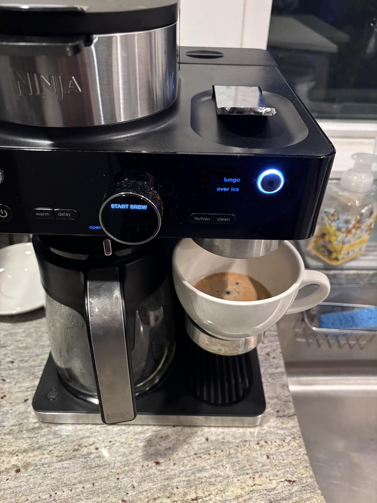 Ninja Espresso & Coffee Maker, Nespresso Capsule Compatible, Black, CFN601 customer photo 2