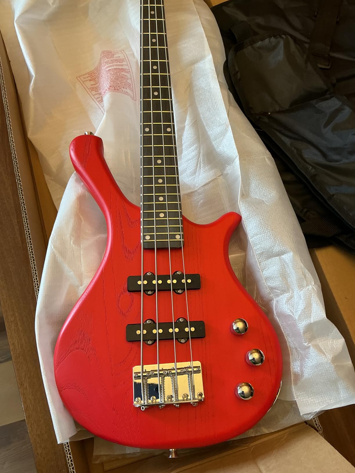 Ktaxon 36 Inch Bass Guitar 4 String Electric Bass Guitar (Compact-Natural) customer photo 2