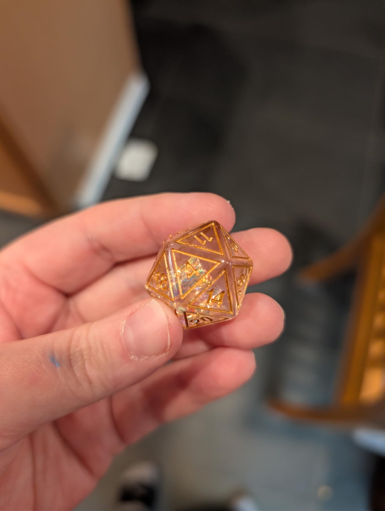1985 Games Mystery Dice Set, DND Dice, Guaranteed No Duplicates, 1 Pack | Mystery D&D Dice, Wide Range of Pattern, Gaming Dice, Suitable for Role Playing, Table Games, 7 Polyhedral DND Dice Set customer photo 1