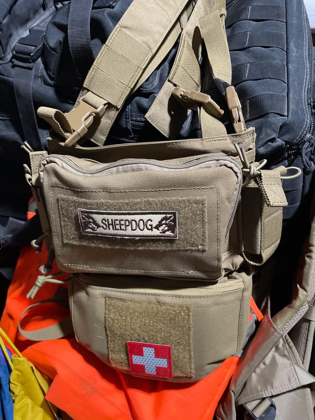 KRYDEX Tactical Chest Rig with Triple 5.56/7.62 Mag Pouch Insert 9mm Mag Pouches and X Harness customer photo 1