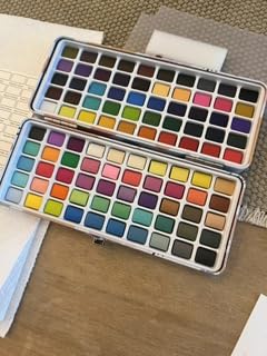 Grabie 50 Color Watercolor Paint Set with Brush Pens customer photo 2