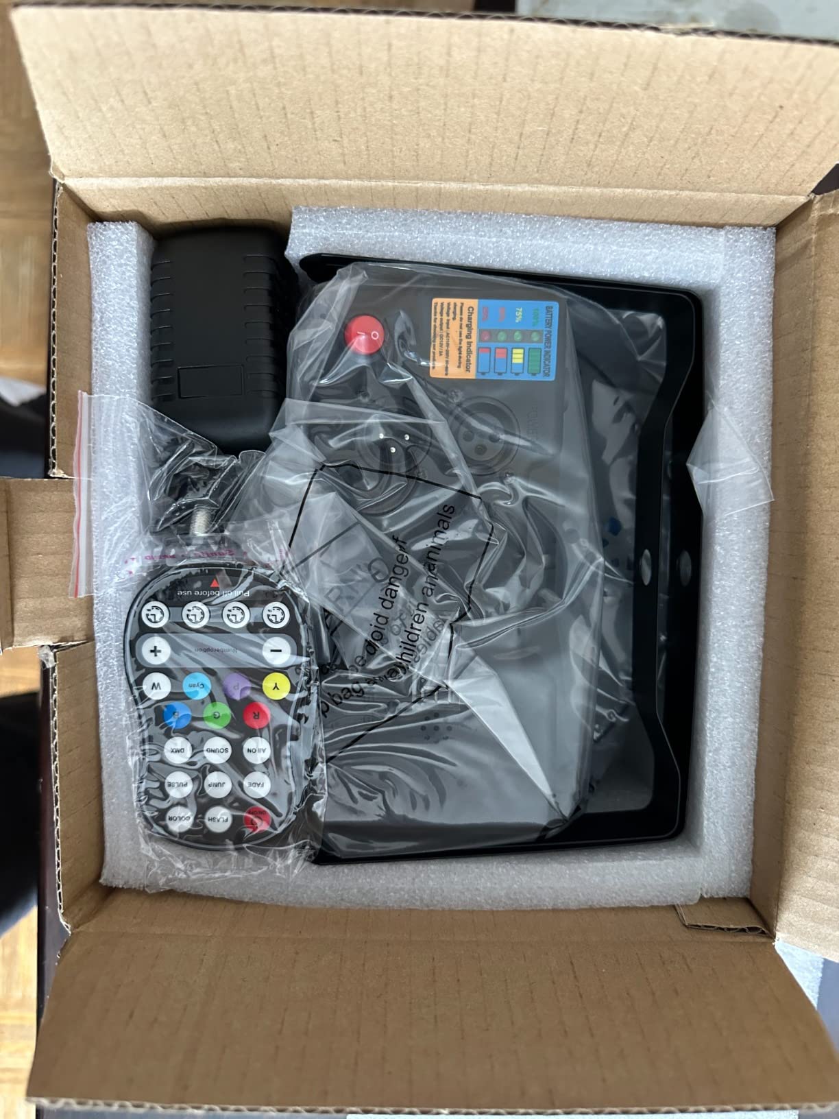Rechargeable Par Lights, RGBW LED Uplights Battery Powered Stage Light, HOLDLAMP Par Can DJ Lights Sound Activated with Remote & DMX Control for Festival Party Event Wedding Bar. customer photo 1