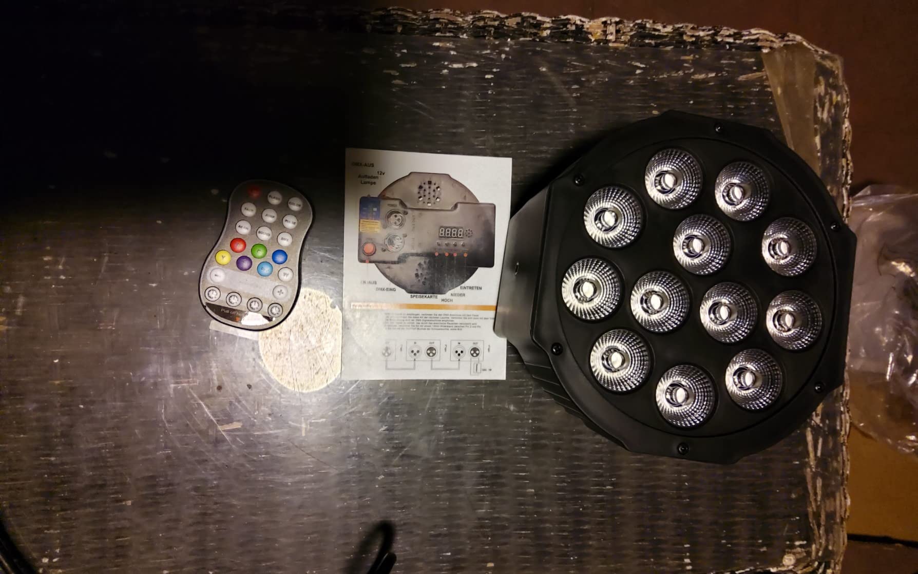 Rechargeable Par Lights, RGBW LED Uplights Battery Powered Stage Light, HOLDLAMP Par Can DJ Lights Sound Activated with Remote & DMX Control for Festival Party Event Wedding Bar. customer photo 2