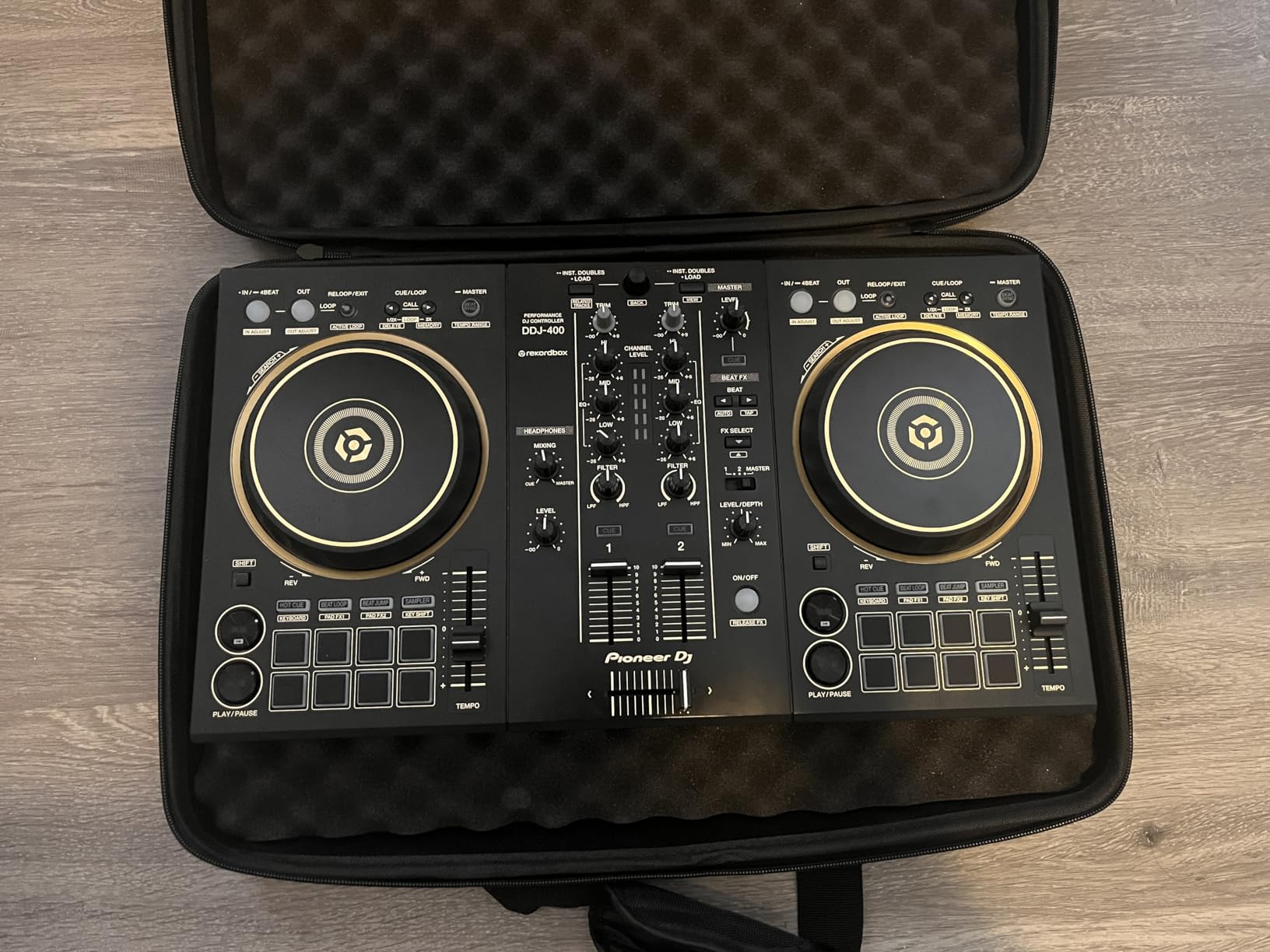 Lightweight Molded Hard Storage Case Fits for DDJ-FLX4 / DDJ-400 / DDJ-SB3 SB2 or DDJ-RB 2-Channel Controller customer photo 1