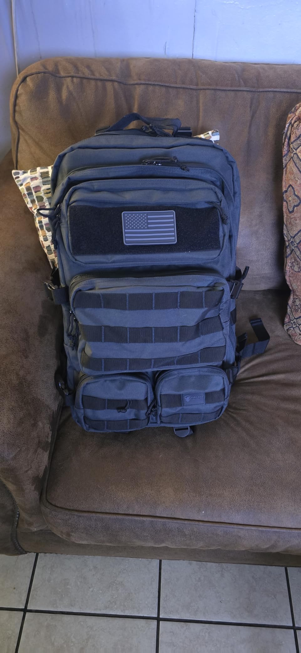 Falko Tactical Backpack for Men and Women 50L Backpack 2.4x Stronger Large Military Molle Rucksack, Bugout Backpack Outdoors customer photo 2