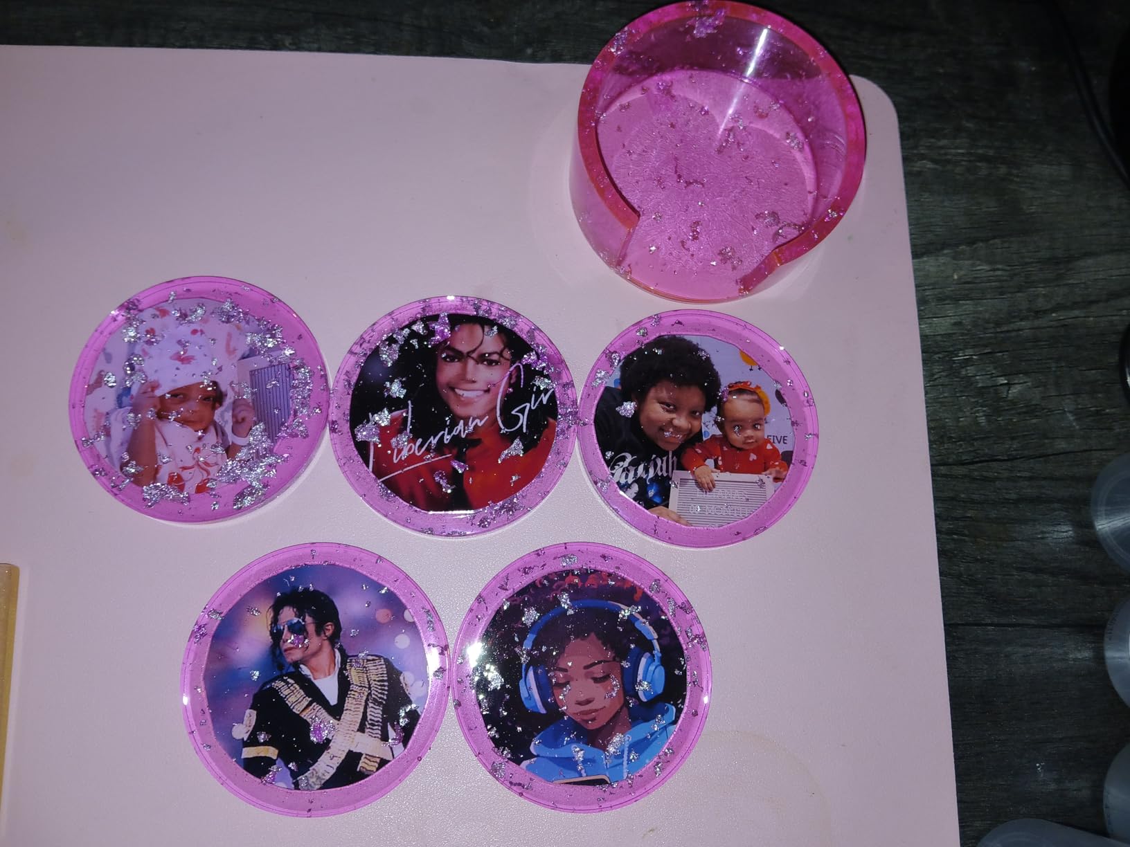 LET'S RESIN 18 Pcs Coaster Resin Molds Silicone, Coaster Molds customer photo 1