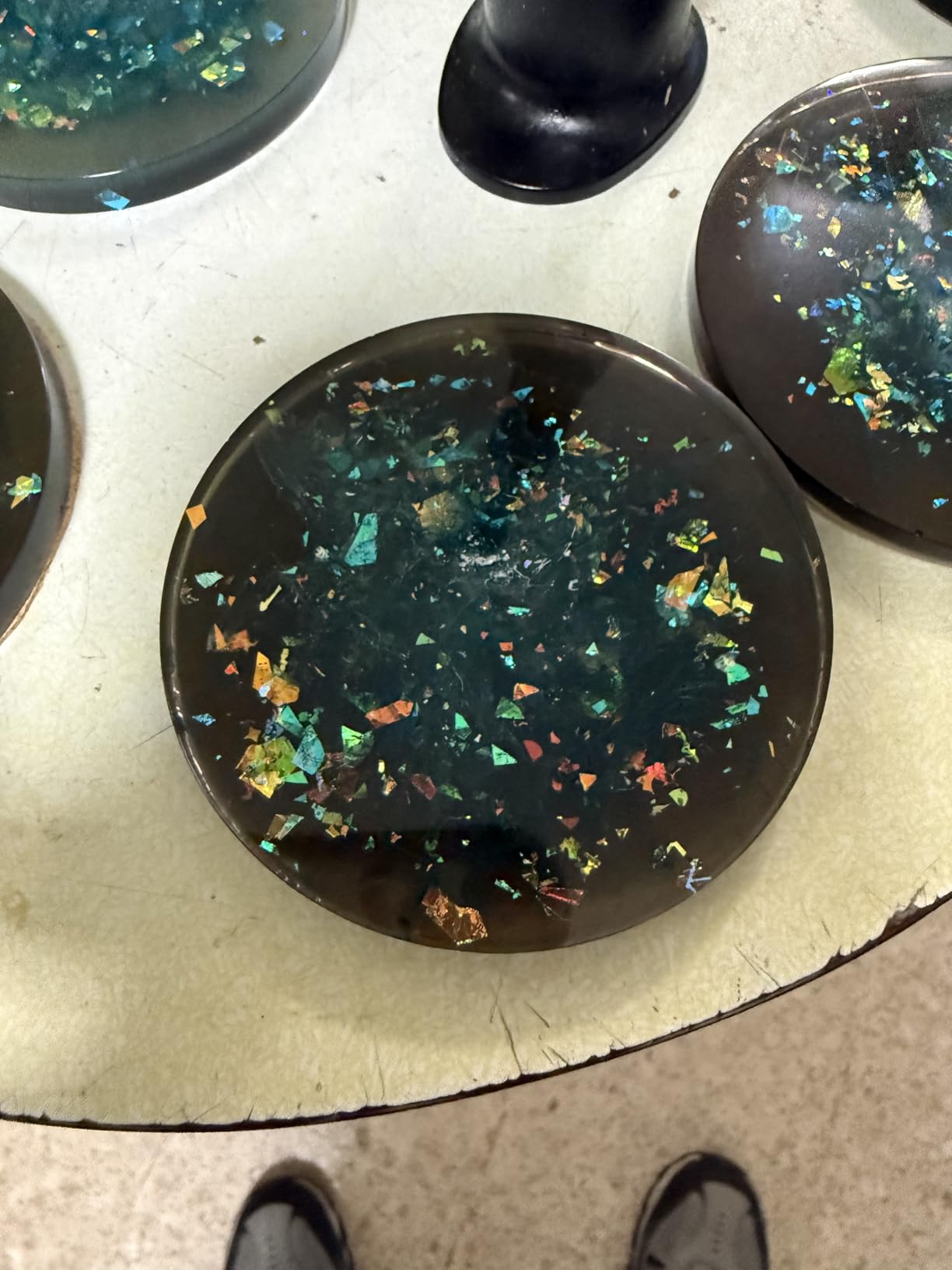 LET'S RESIN 18 Pcs Coaster Resin Molds Silicone, Coaster Molds customer photo 2