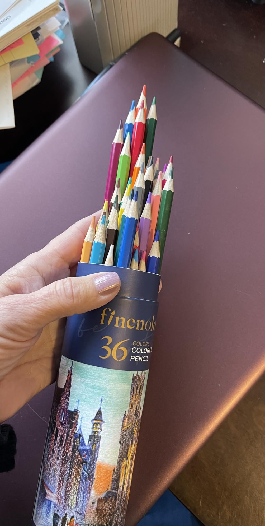 finenolo 36 Pack Colored Pencils for Adult Coloring Books customer photo 1