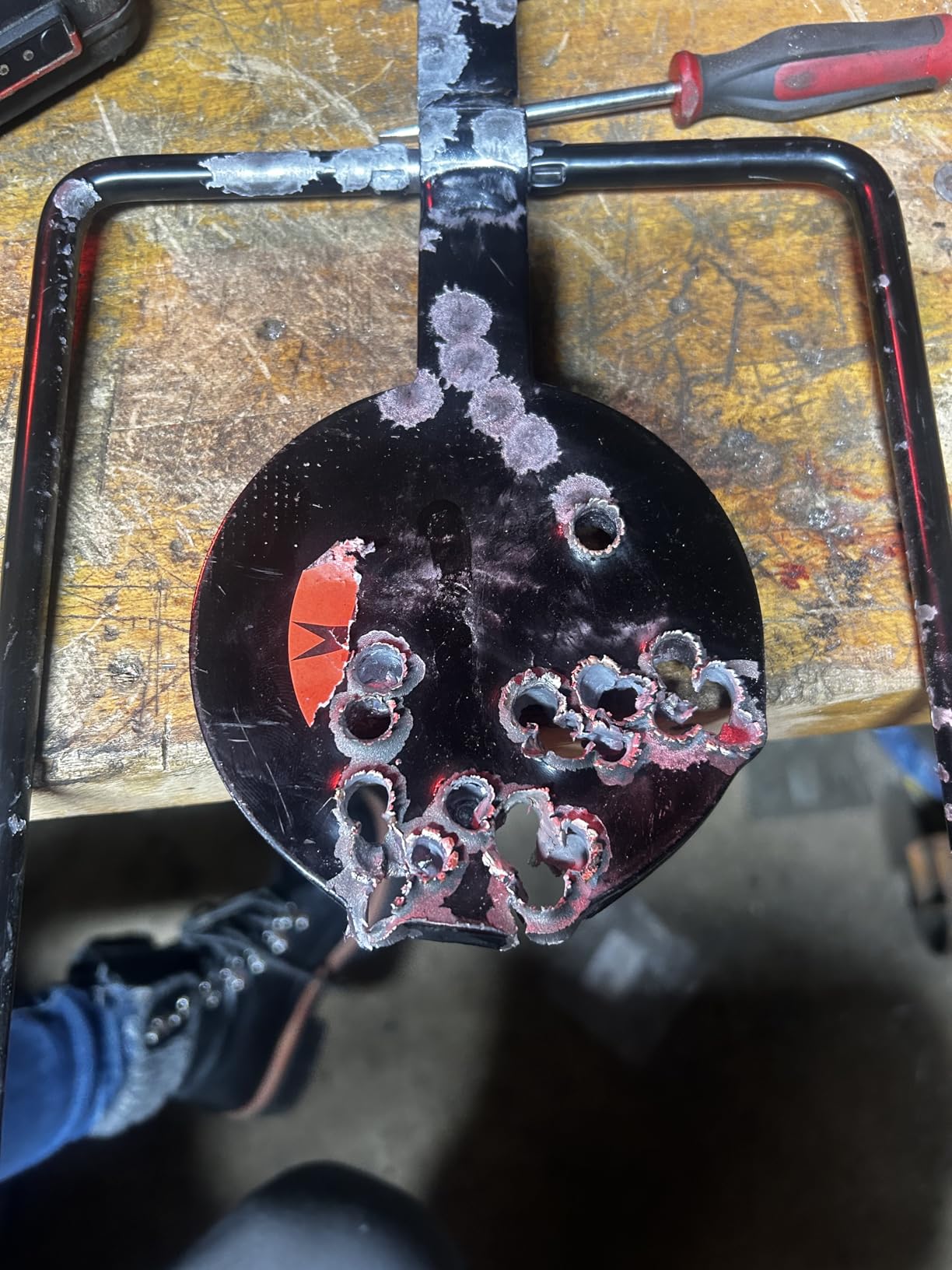 Atflbox Double Blast High Caliber Spinner Auto Reset Steel Target customer photo 1