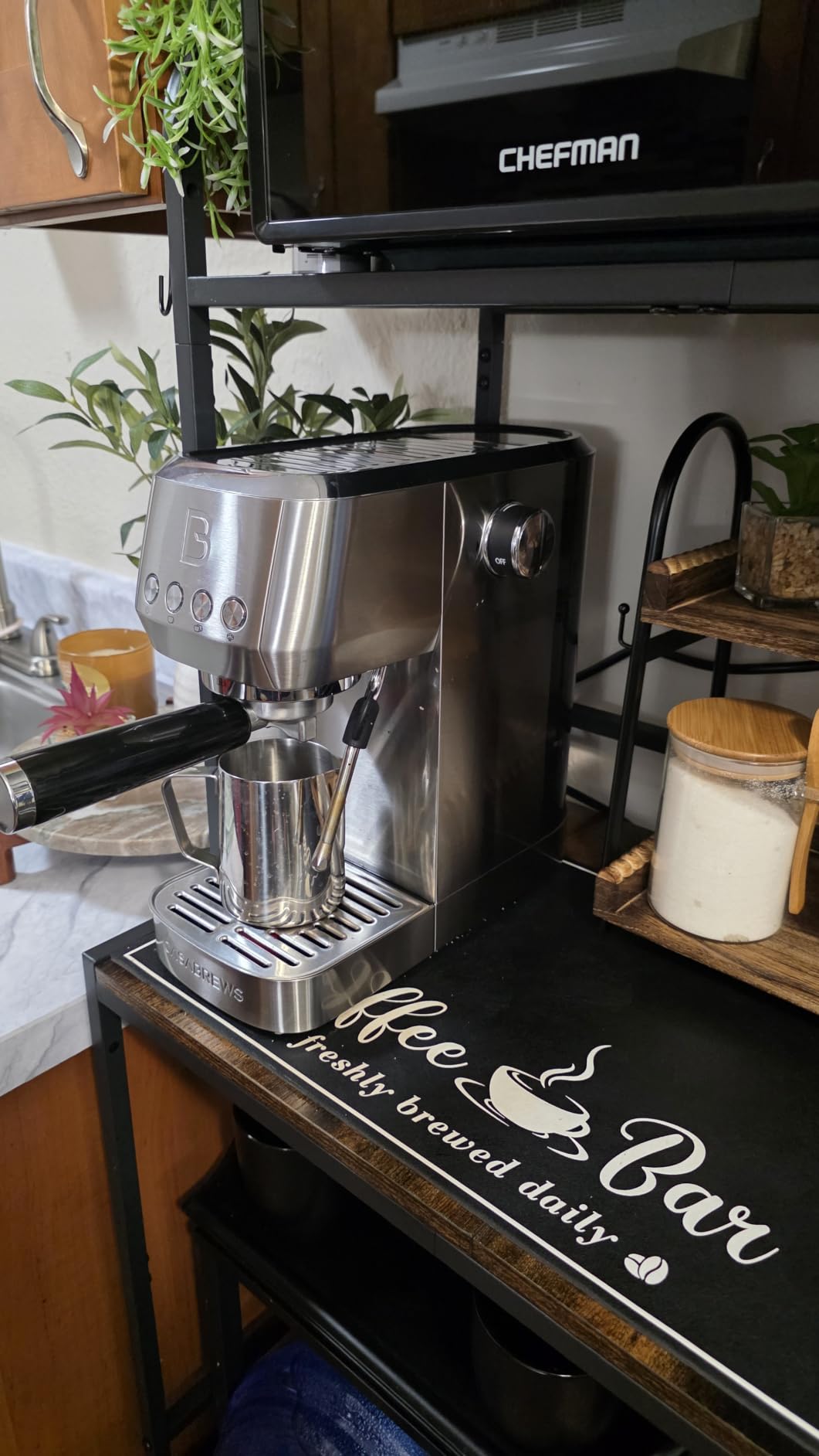 CASABREWS 3700 Essential Stainless Steel Espresso Machine with Steam Wand customer photo 2