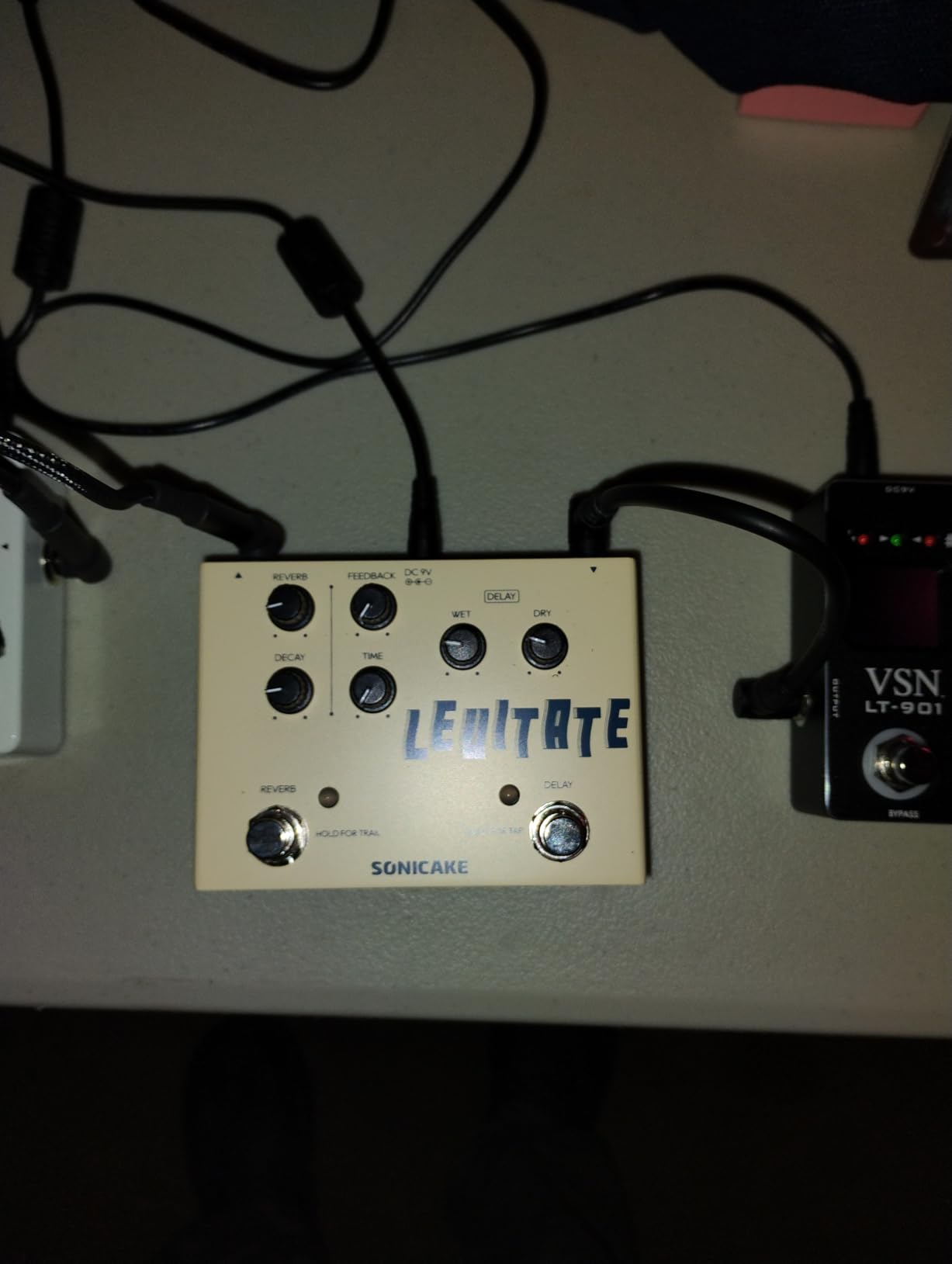 SONICAKE Delay Reverb 2 in 1 Guitar Effects Pedal - Levitate customer photo 1
