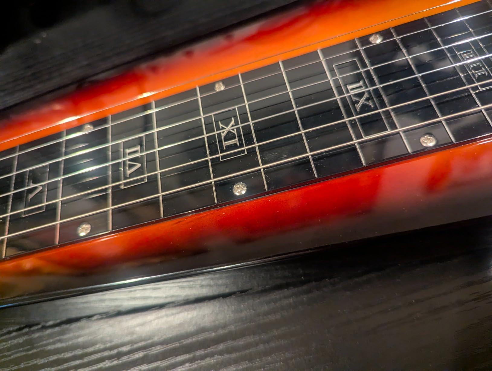 Batking Lap Steel Guitar 6 String Slotted Head Stock Electric Slide Guitars Light Blue Colour customer photo 2