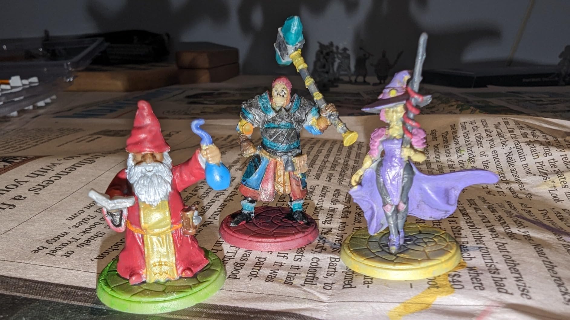 Fantasy Spellblades Heroes DND Miniatures -Battlemages for D&D minis 28mm customer photo 2