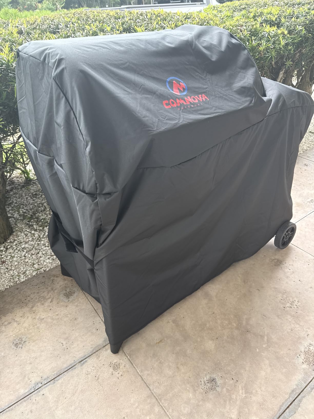 Comnova Grill Cover for Traeger Pro 22 & 575 Series - 600D Wood Pellet Smoker Cover for Traeger Waterproof & Heavy Duty, Premium Pellet BBQ Cover for Treager Pro 22 / Pro 575, Z Grills 550B and More customer photo 1