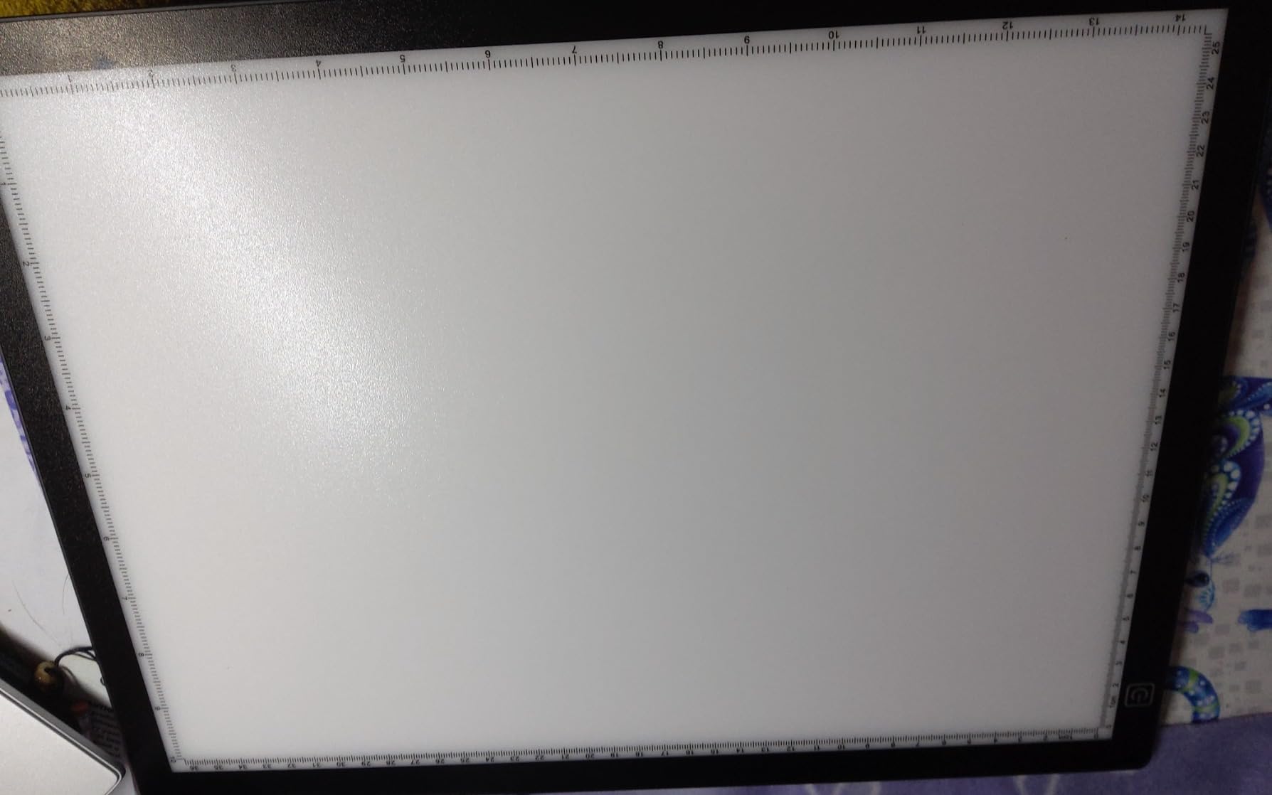 A3 Light Board for Diamond Painting, Rechargeable Battery Light Pad, Magnetic Tracing Light Box, Ultra-Thin Copy Board with 3 Colors& 6 Levels Adjustable Brightness for Drawing, Sketching, Animation customer photo 2