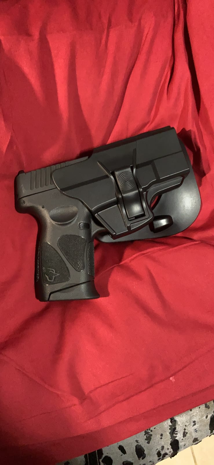 Universal Drop Leg Tactical Gun Holster fit Pistols with Optic/Light/Laser customer photo 2