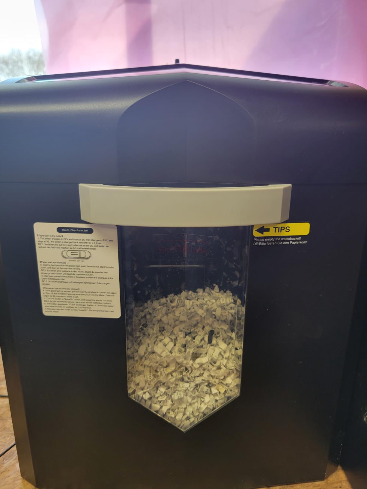 Bonsaii 12-Sheet Micro Cut Heavy Duty Paper Shredder for Home Office customer photo 1