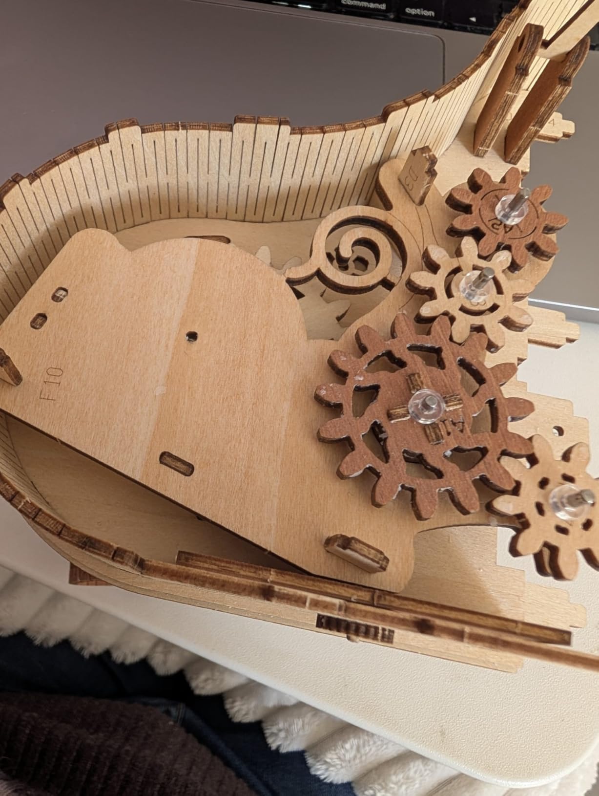 ROKR 3D Wooden Puzzles for Adults 223pcs Piano Model Kit 1:20 Scale Building Puzzles Wooden Music Box Unique Gift for Men Women Hobbies for Birthday Christmas customer photo 2