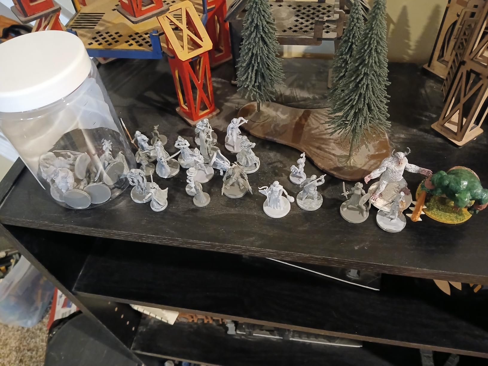 Path Gaming 50 Unique Miniatures Fantasy Tabletop RPG Figures for Dungeons and Dragons, Pathfinder Roleplaying Games, Bulk Unpainted, Great for D&D customer photo 1