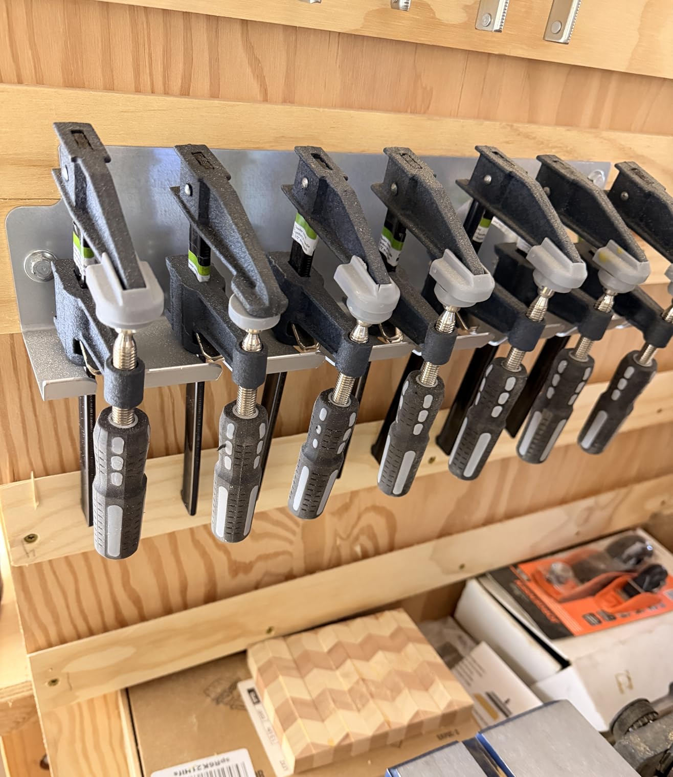 Fulton Woodworking Tools Bar/Parallel Clamp Modular Clamp Rack customer photo 2