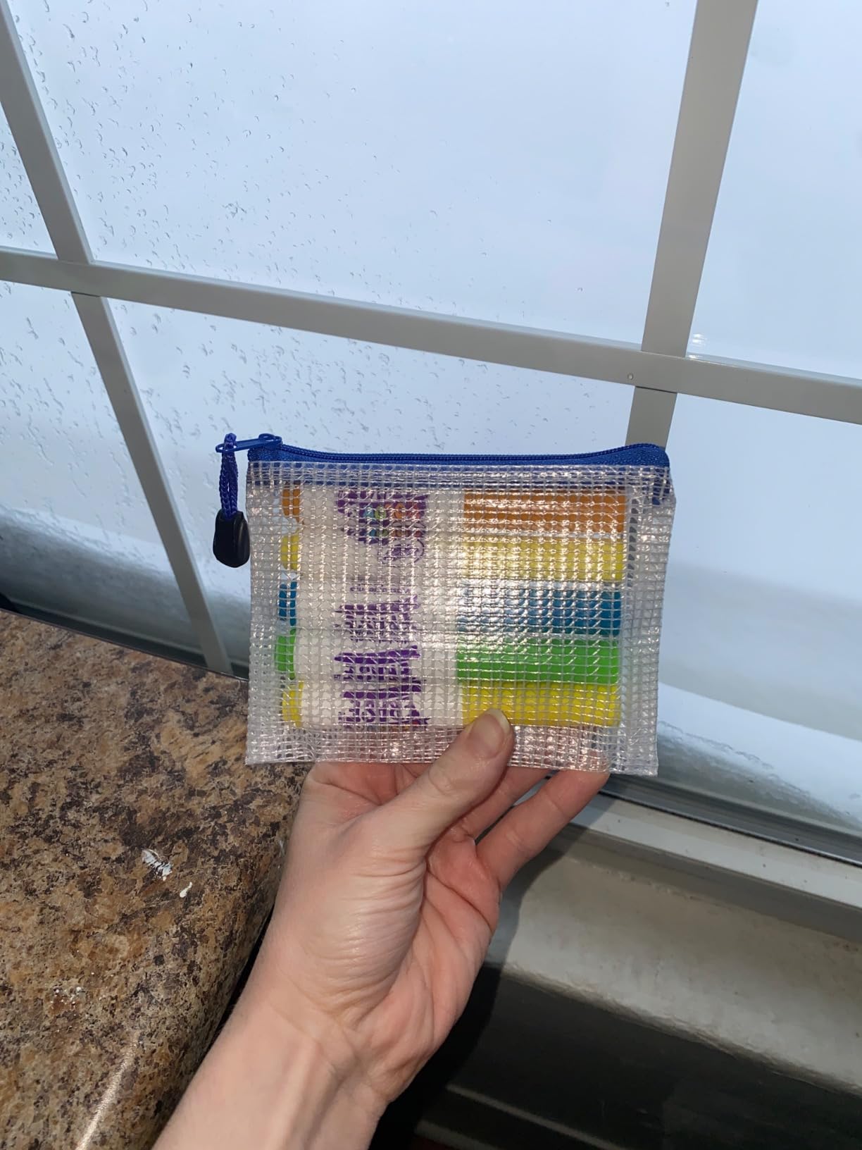 32pcs Mesh Zipper Pouch Bags, 8 Sizes, 8 Colors Zipper Pouches for Organizing, Board Game, Travel, Office, File Storage customer photo 2