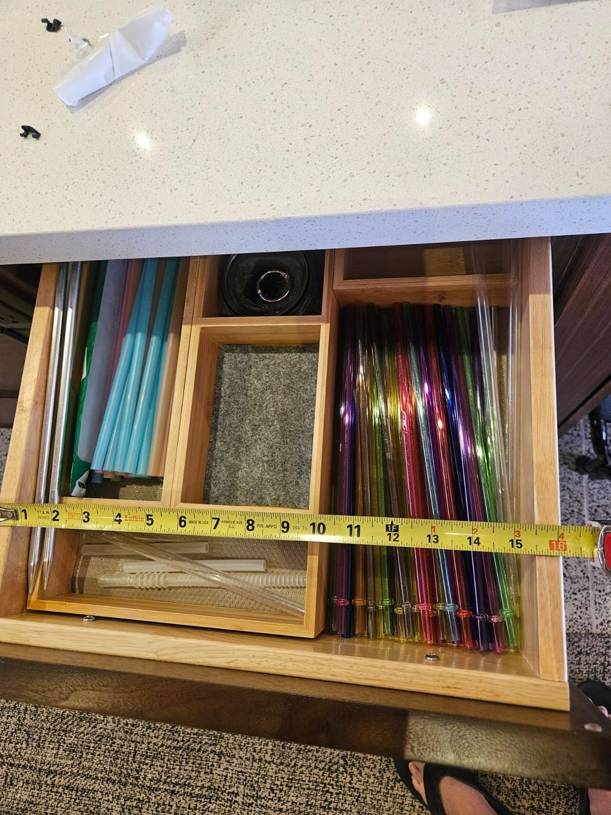 MapleGrace Bamboo Drawer Organizer Set, Individual Wood Storage Organizers customer photo 1