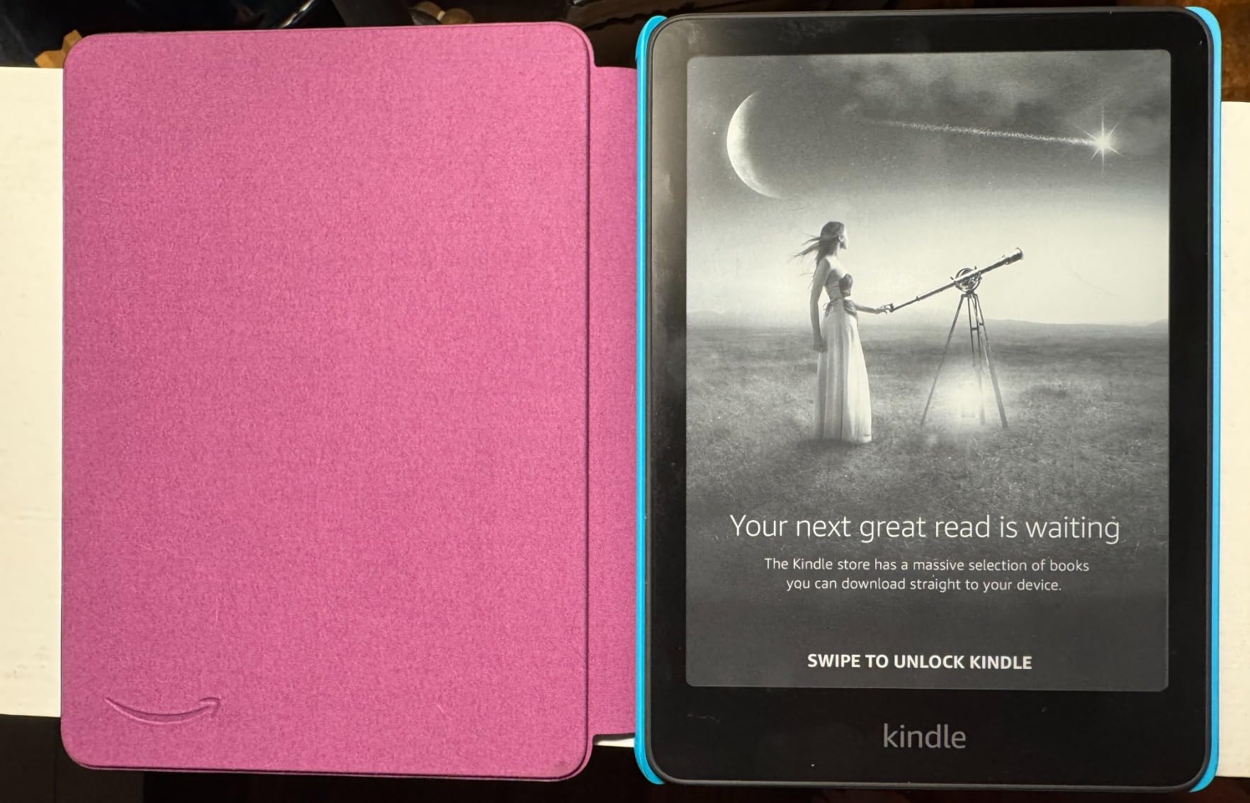 Amazon Kindle Paperwhite Kids 16GB (newest model) – Larger 7