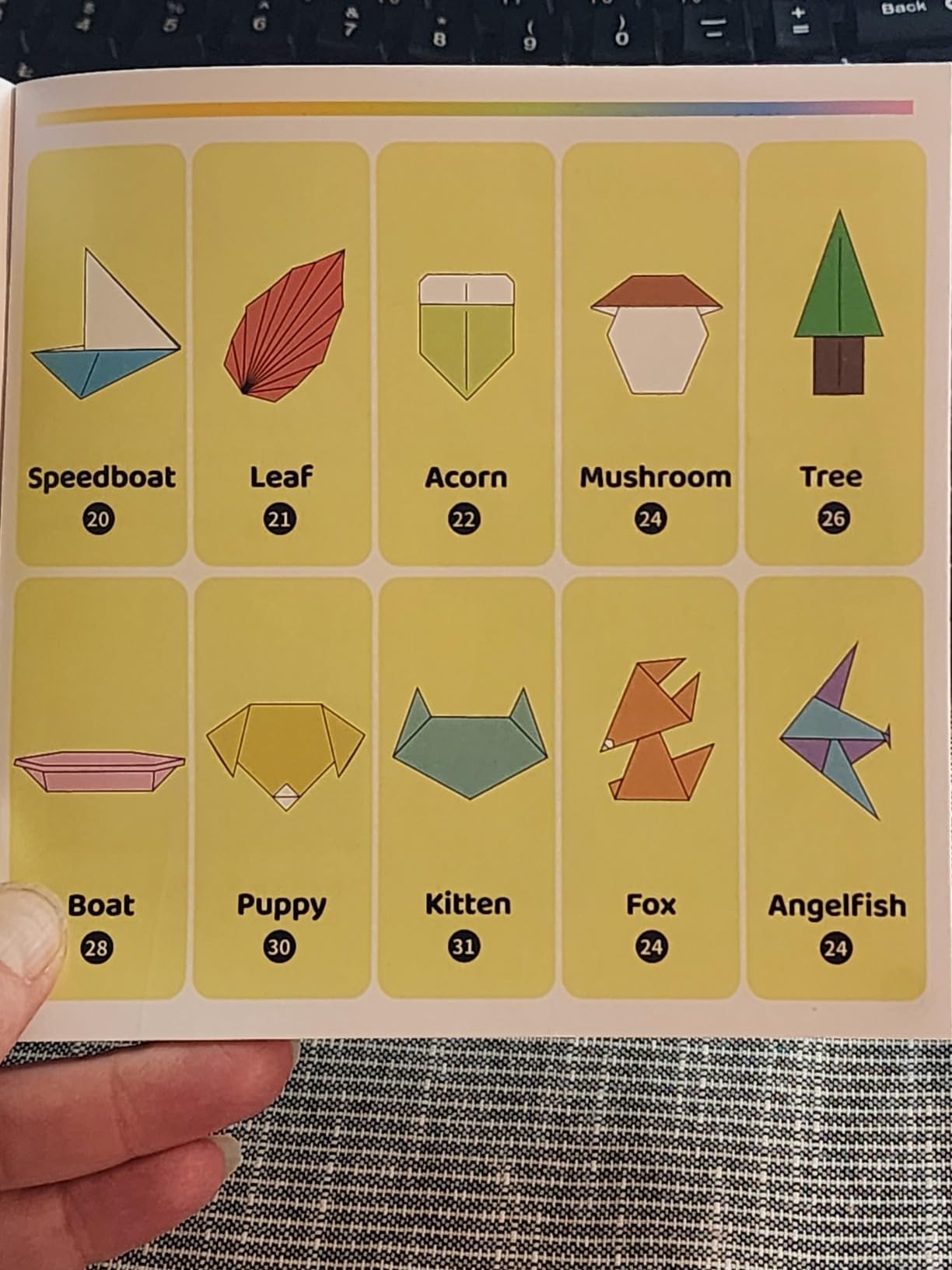 Praisebank Origami Paper, 220pcs 17 Colors 6x6 inch, Double Sided, Craft Kit with Guide. customer photo 2