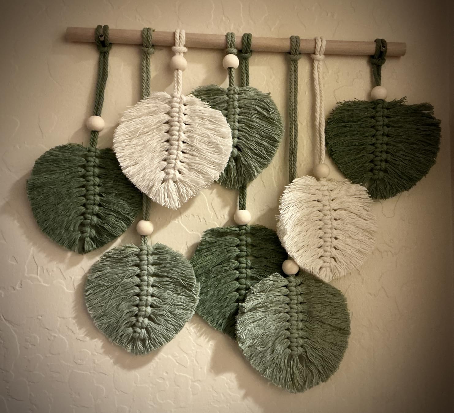 FREEBLOSS DIY Macrame Leaf Wall Hanging Beginners customer photo 1