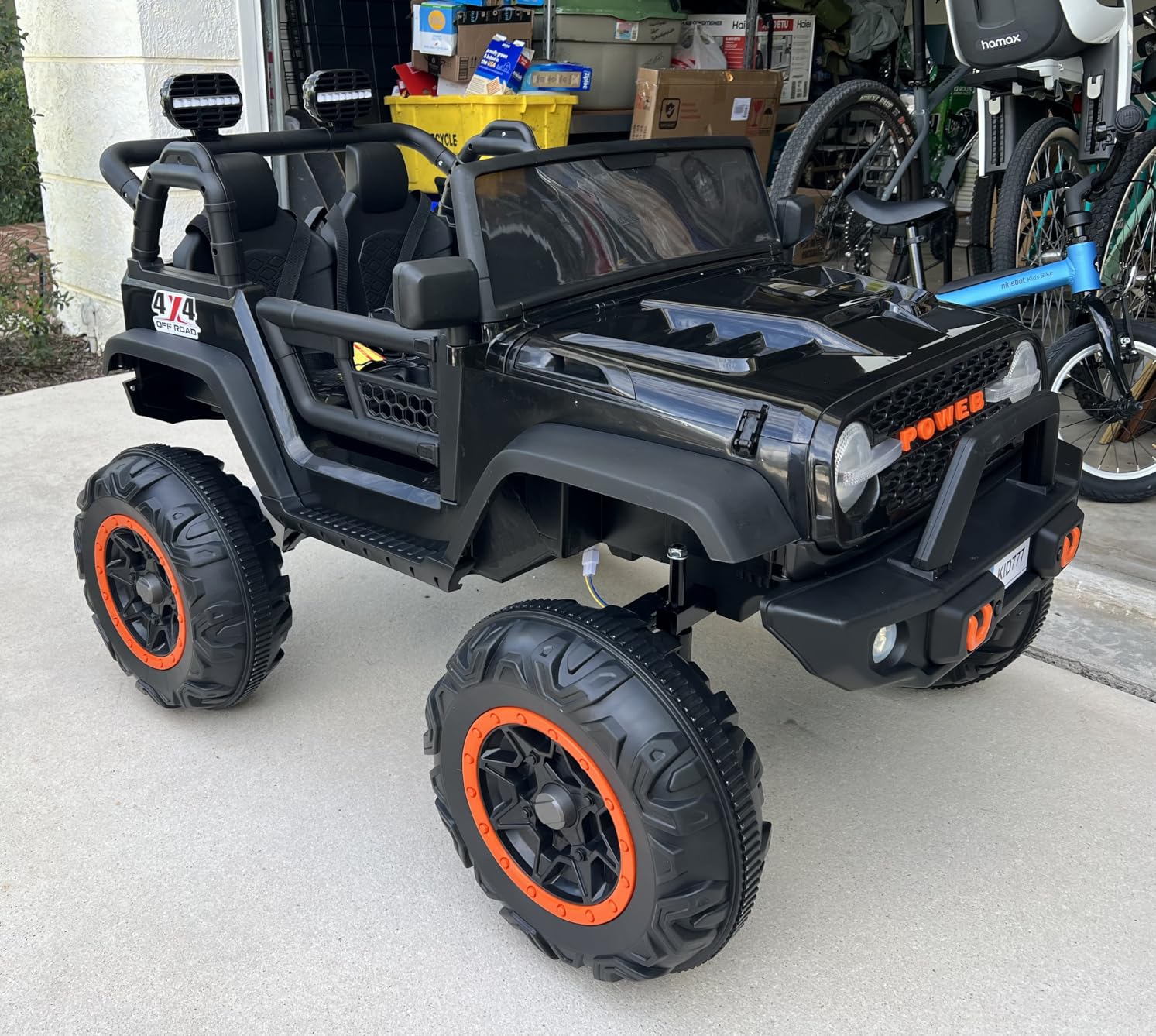 Hikole 24V Ride On Toys for Big Kids w/Remote Control, 2 Seater, 4WD, Pink customer photo 1