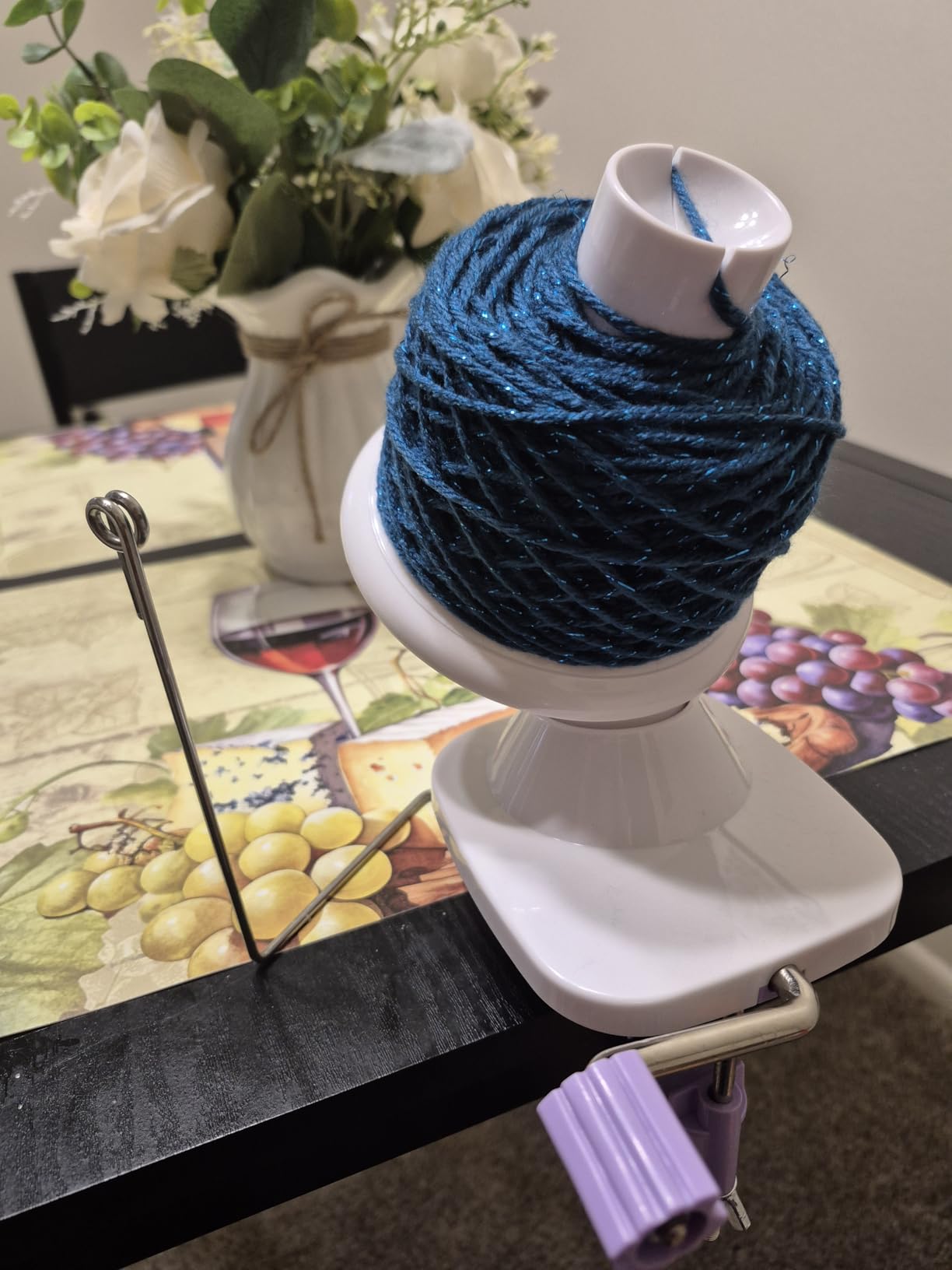 INMAKER Yarn Winder, Ball Winder for Crocheting Yarn Spinner for Knitting customer photo 1