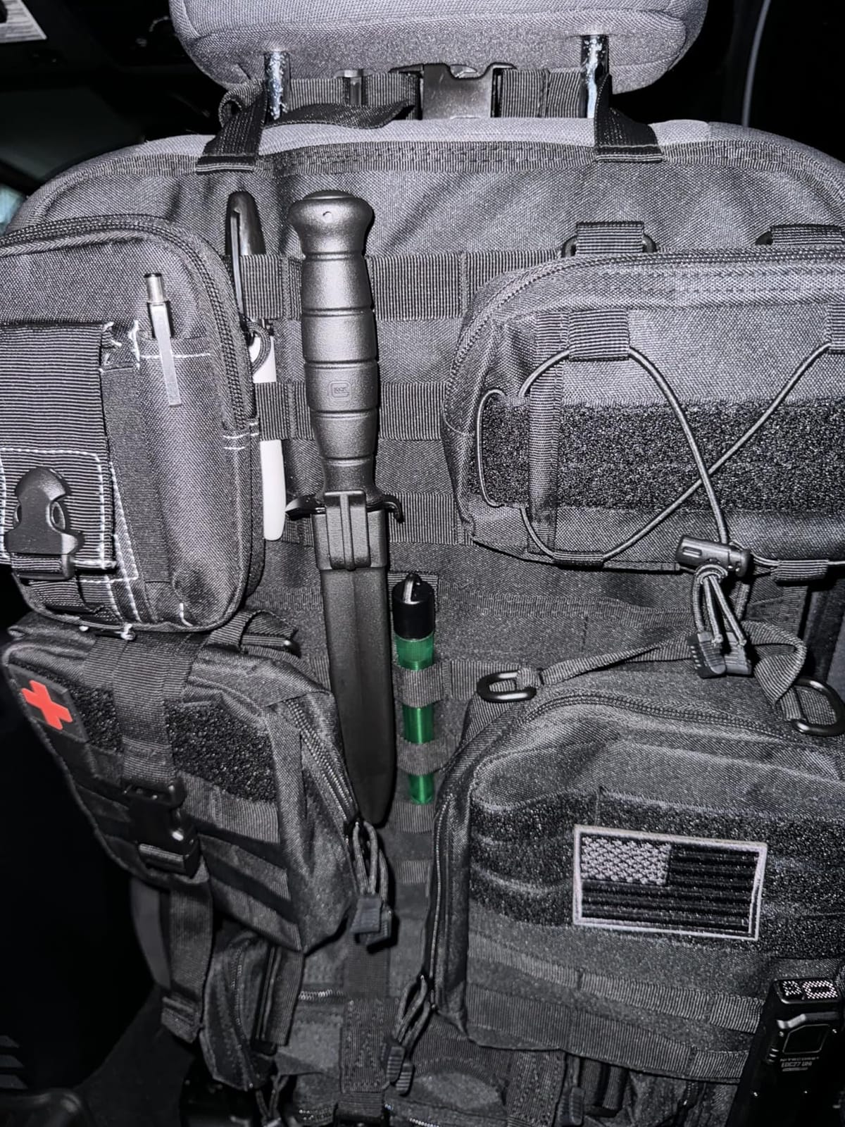 Tactical Seat Back Organizer with 5 Detachable Multi-Purpose Molle Pouch customer photo 1