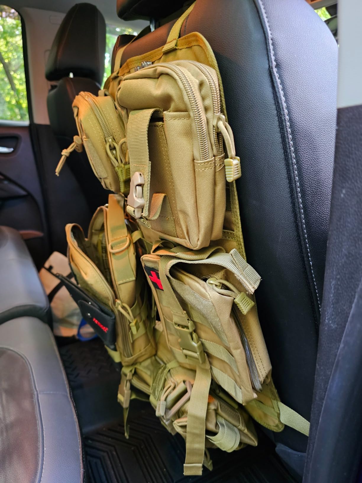 Tactical Seat Back Organizer with 5 Detachable Multi-Purpose Molle Pouch customer photo 2