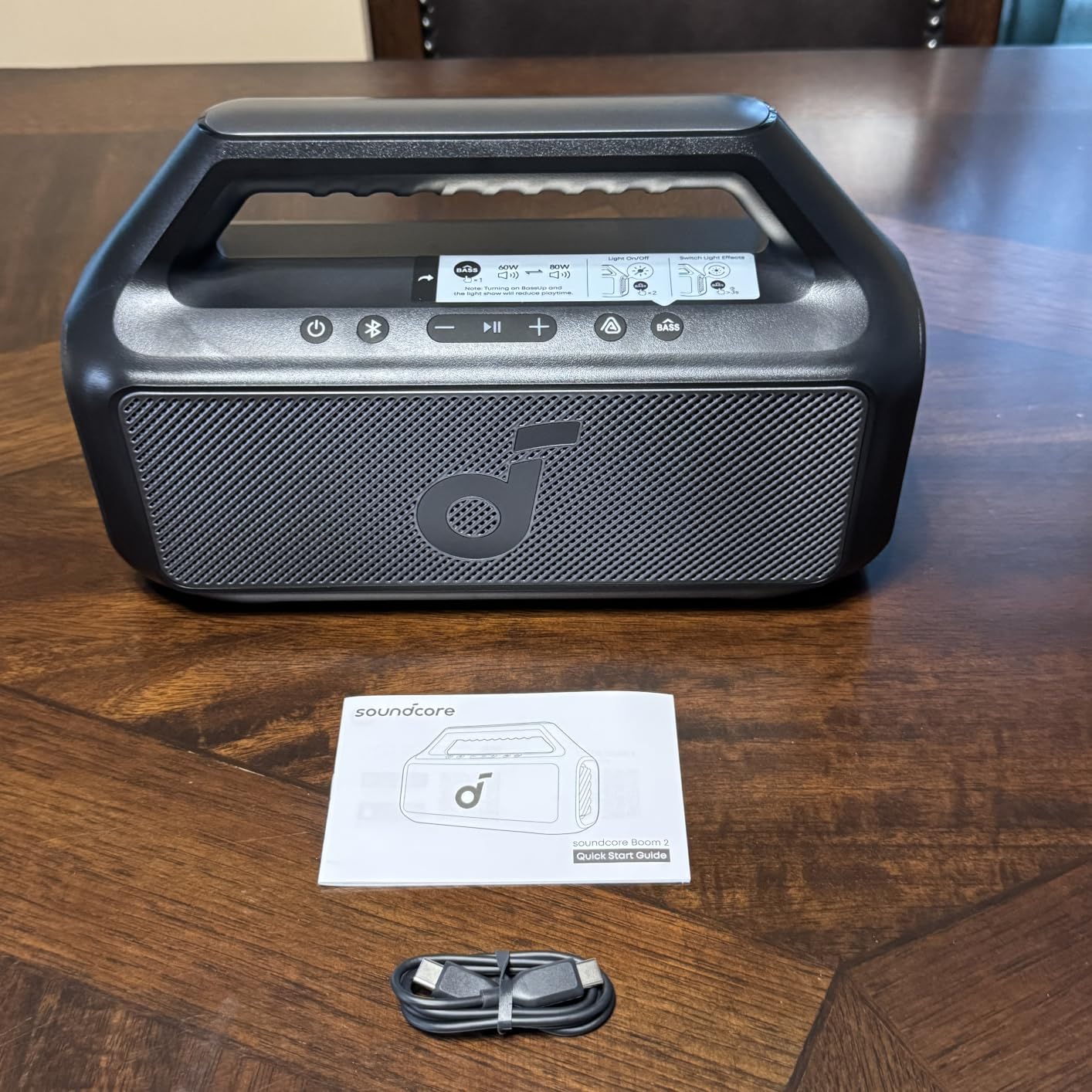 Soundcore Boom 2 by Anker, 80W Outdoor Bluetooth Speaker, 24H Playtime customer photo 1