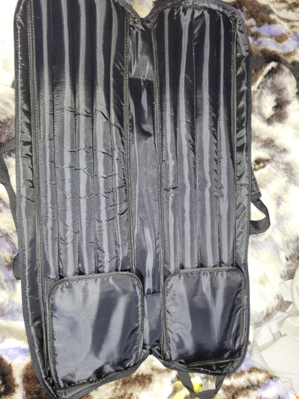 Pool Cue Case 4x5, Pool Stick Case for 4 Butts and 5 Shafts | Soft Padded Separate Pouches for Pool Cue, Multiple Accessory Pockets, Backpack-straps and Carry Handle, Sturdy and Durable customer photo 2