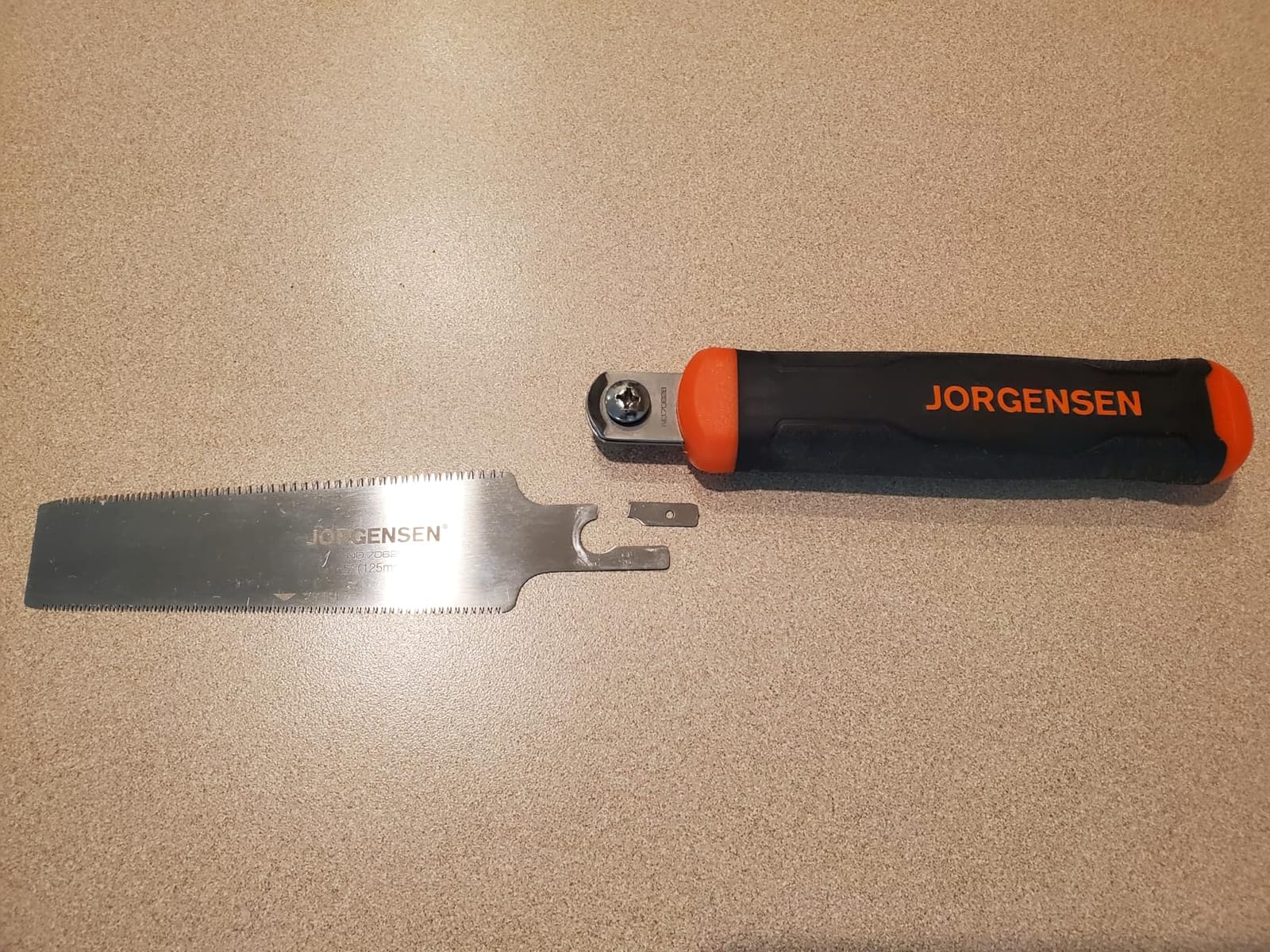 JORGENSEN Japanese Flush Cut Saw, 5 Inch Pro Double Edge Pull Saw, SK5 Flexible Blade Wood Handsaw, 18/25 TPI Blade with Soft Grip Handle for Hardwood & Softwood Woodworking, Wood Trim customer photo 2