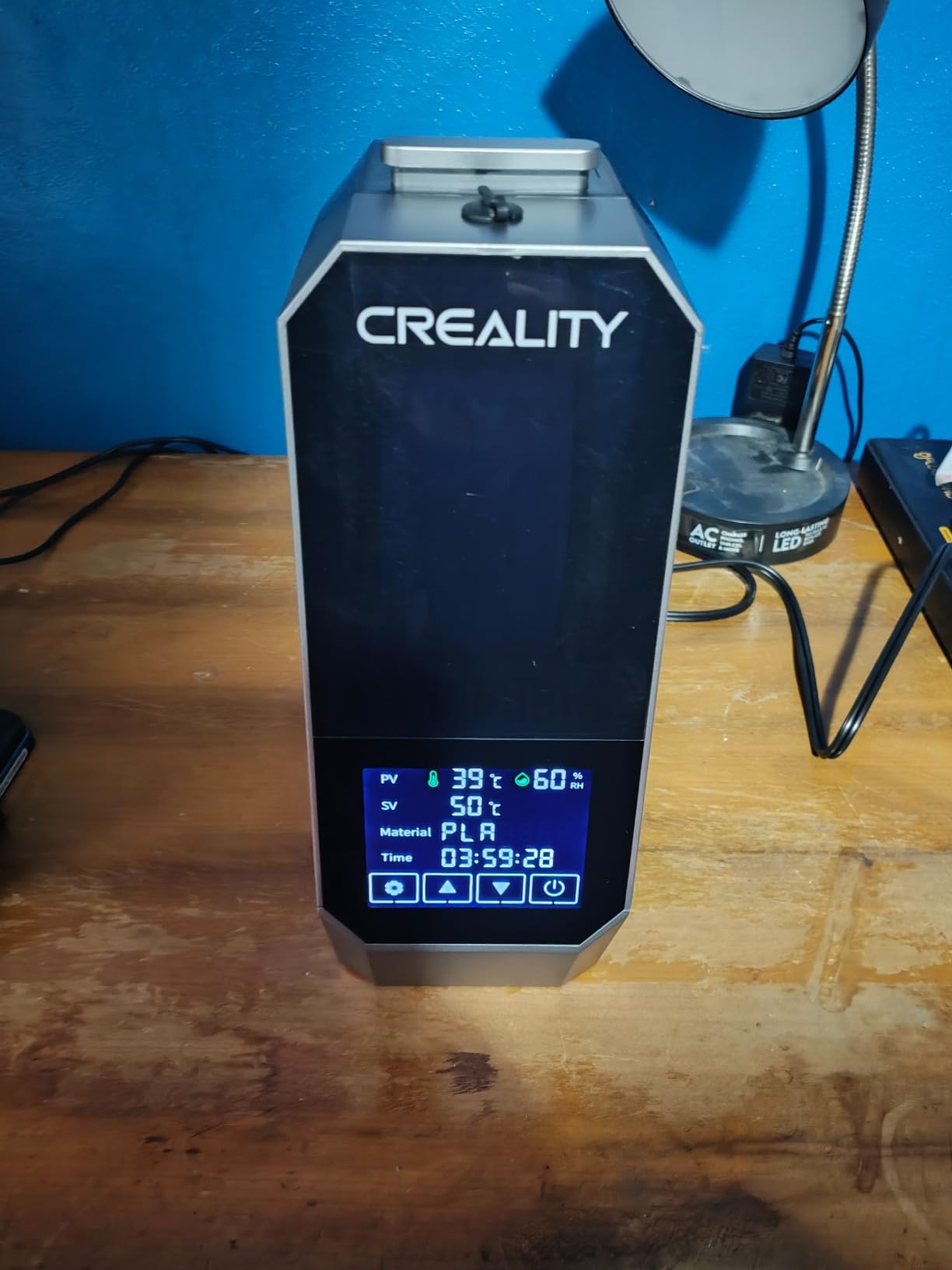 2026 New Official CREALITY Space Pi Filament Dryer, 360° 110W PTC Hot-Air Heating 3D Printer Filament Dryer Box with Fan, Upgraded Filament Dehydrator Storage for PLA ABS PETG PA Filament 1.75 2.85mm customer photo 1