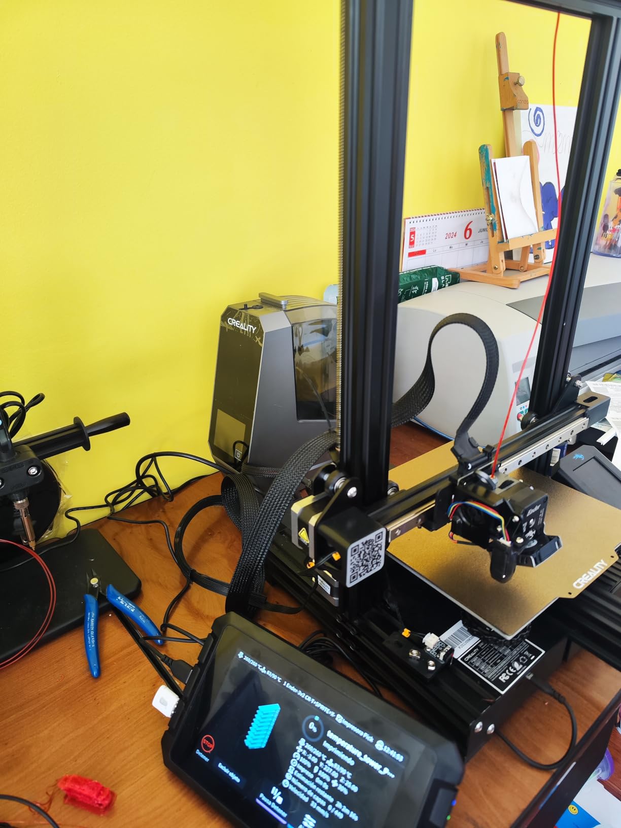 2026 New Official CREALITY Space Pi Filament Dryer, 360° 110W PTC Hot-Air Heating 3D Printer Filament Dryer Box with Fan, Upgraded Filament Dehydrator Storage for PLA ABS PETG PA Filament 1.75 2.85mm customer photo 2