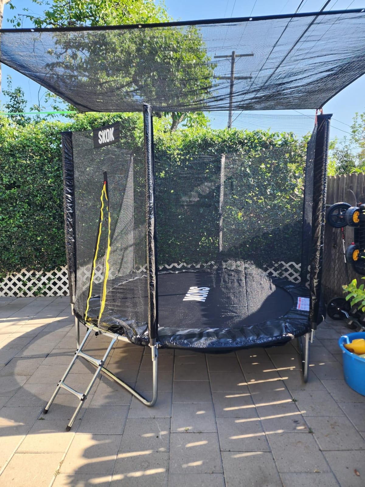 SKOK Trampoline for Kids,400LBS Outdoor Trampoline with Net-ASTM Approved Trampoline for Children and Adults customer photo 1