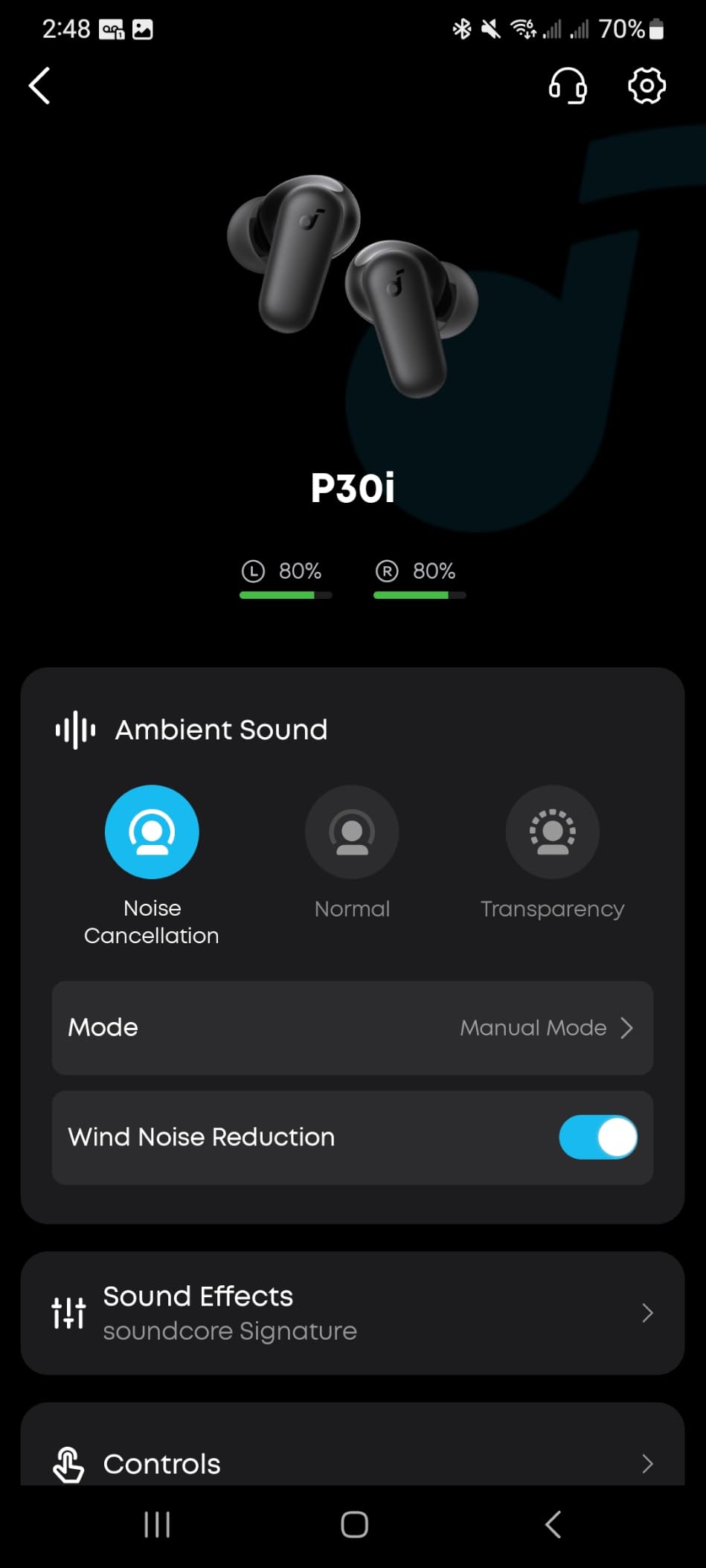 Soundcore P30i by Anker Noise Cancelling Earbuds, Hands-Free Viewing customer photo 1