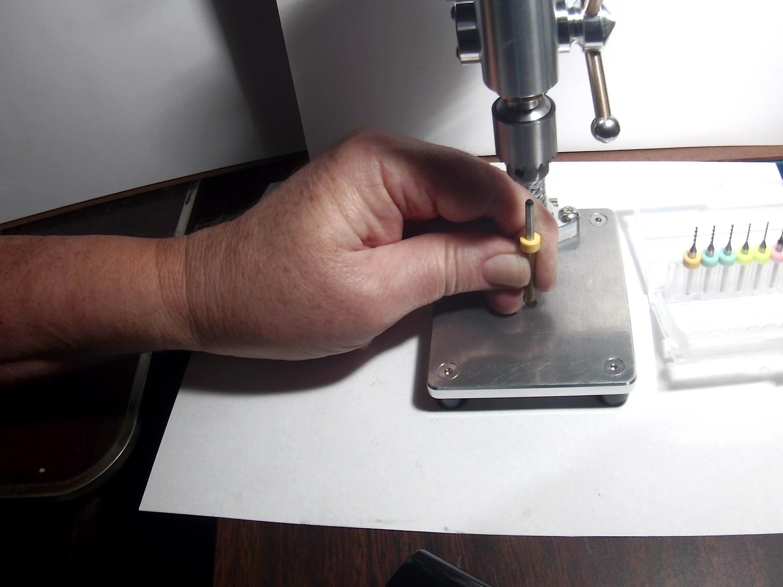 Mini Drill Press, Precision Benchtop Drill Press customer photo 2