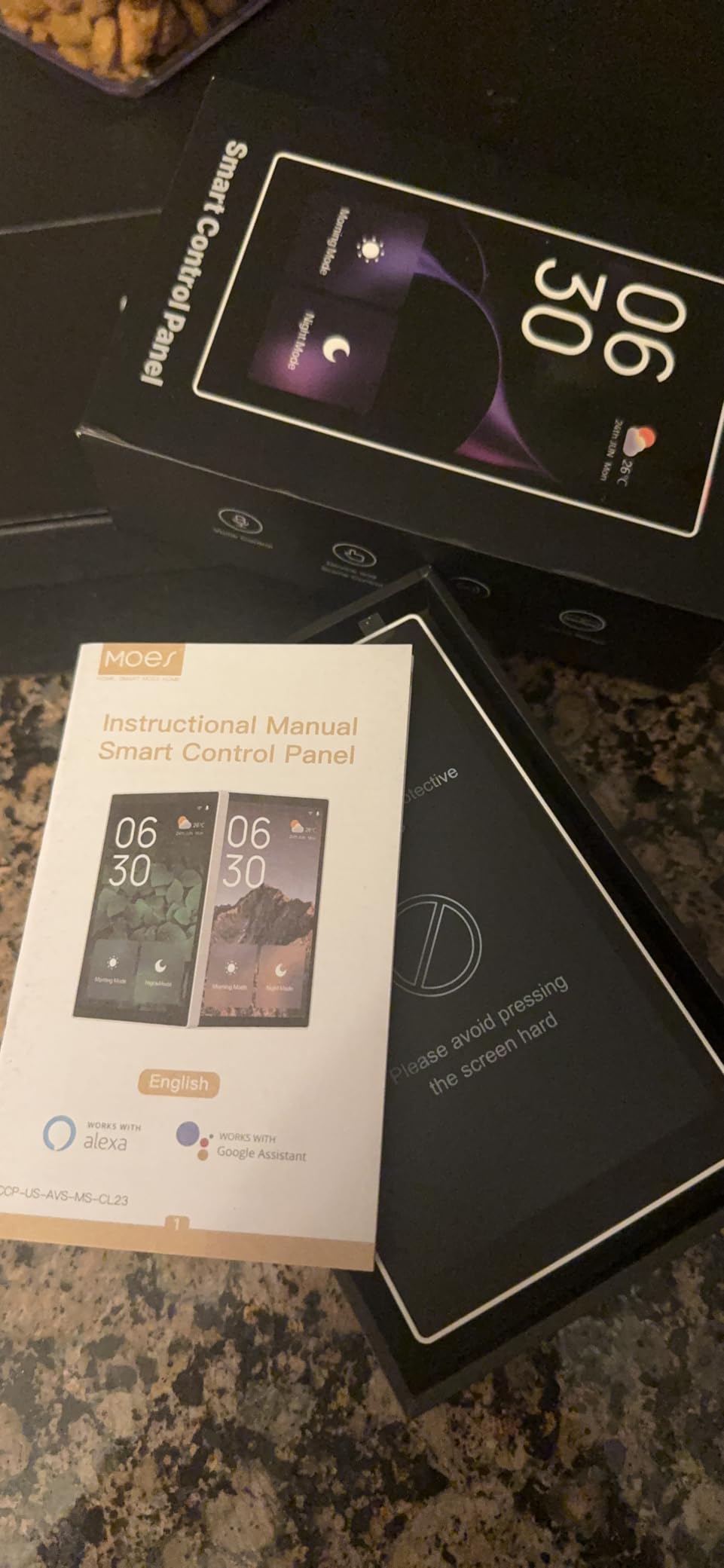 MOES Smart Home Control Panel with Alexa Built-in, Zigbee Hub customer photo 1